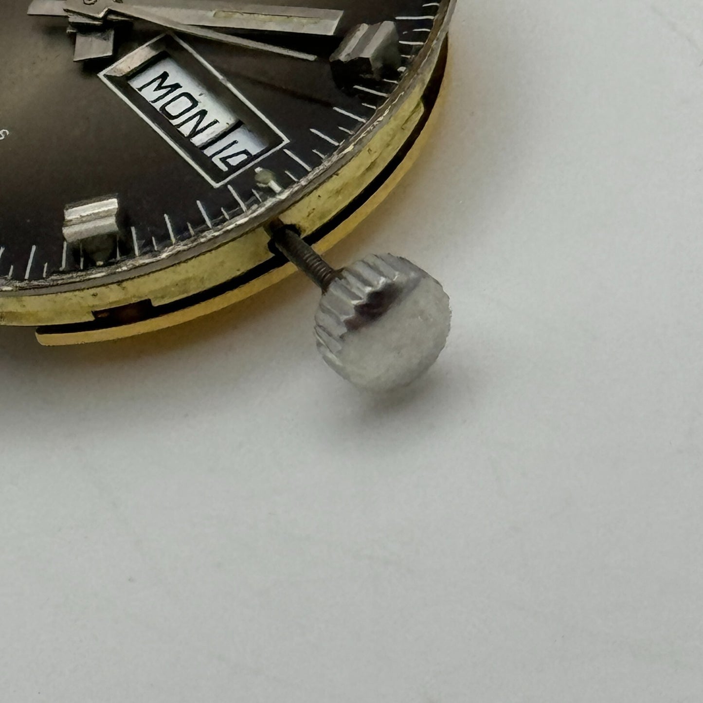 25.5mm Mens Running Swiss Emperor FHF 908 Automatic Watch Movement Vintage PARTS
