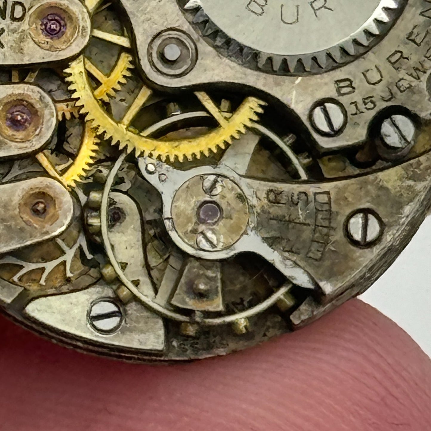 22mm Buren Grand Prix 0828 Trench Watch Movement Manual Wind Swiss PARTS SPARES