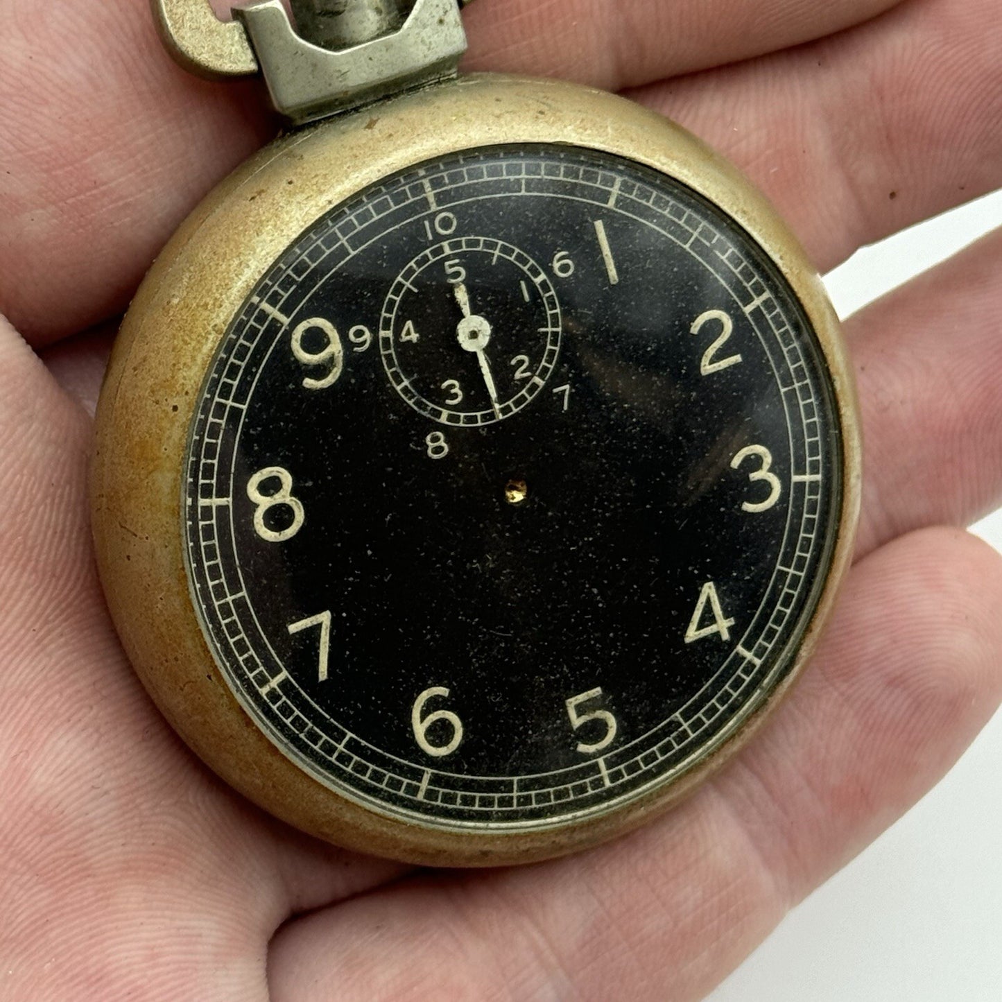 49mm 1940s Elgin USA Grade 582 Model 21 Star Case Co Stop Watch TO RESTORE