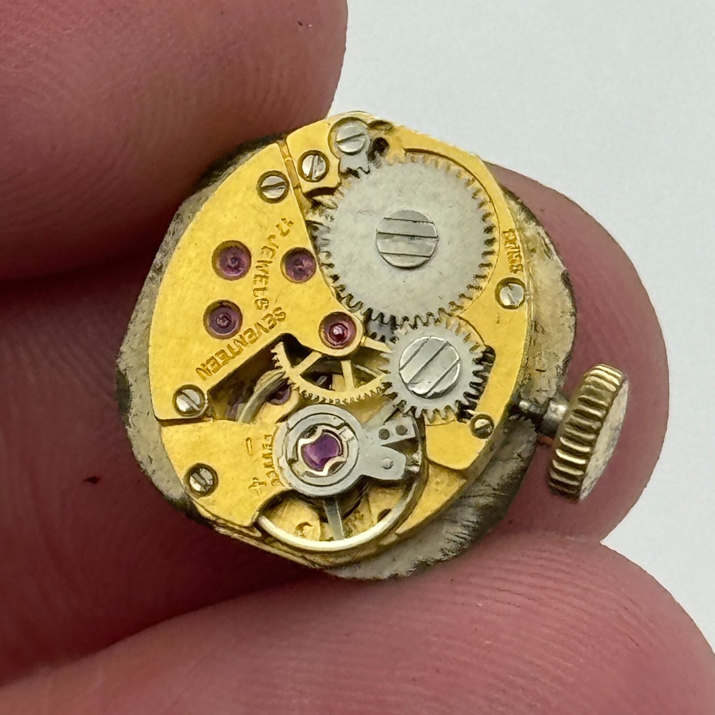 13mm Ladies Rone AS 1977-2 A Schild Balance Ok Vintage Watch Movement PARTS