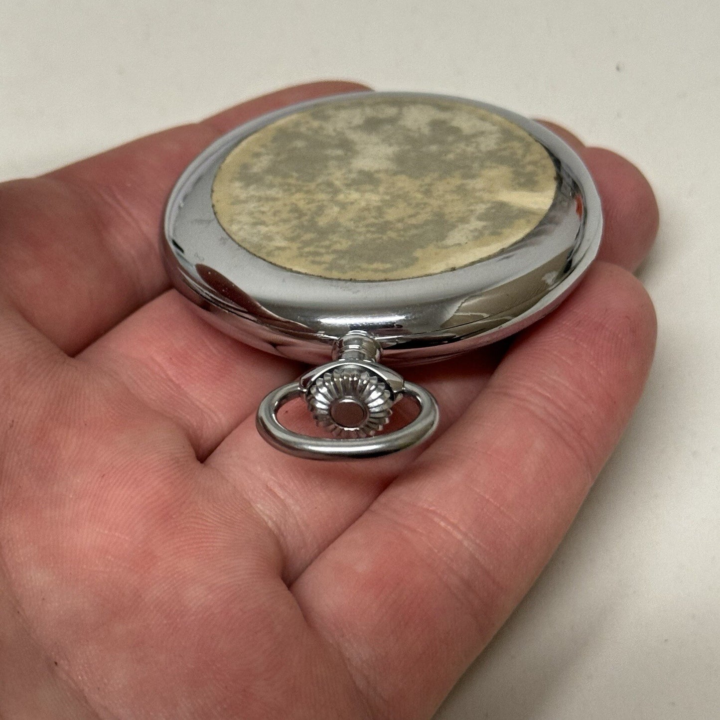 50mm Vintage Dowel NEW OLD STOCK Open Face Sub Seconds Pocket Watch TO SERVICE