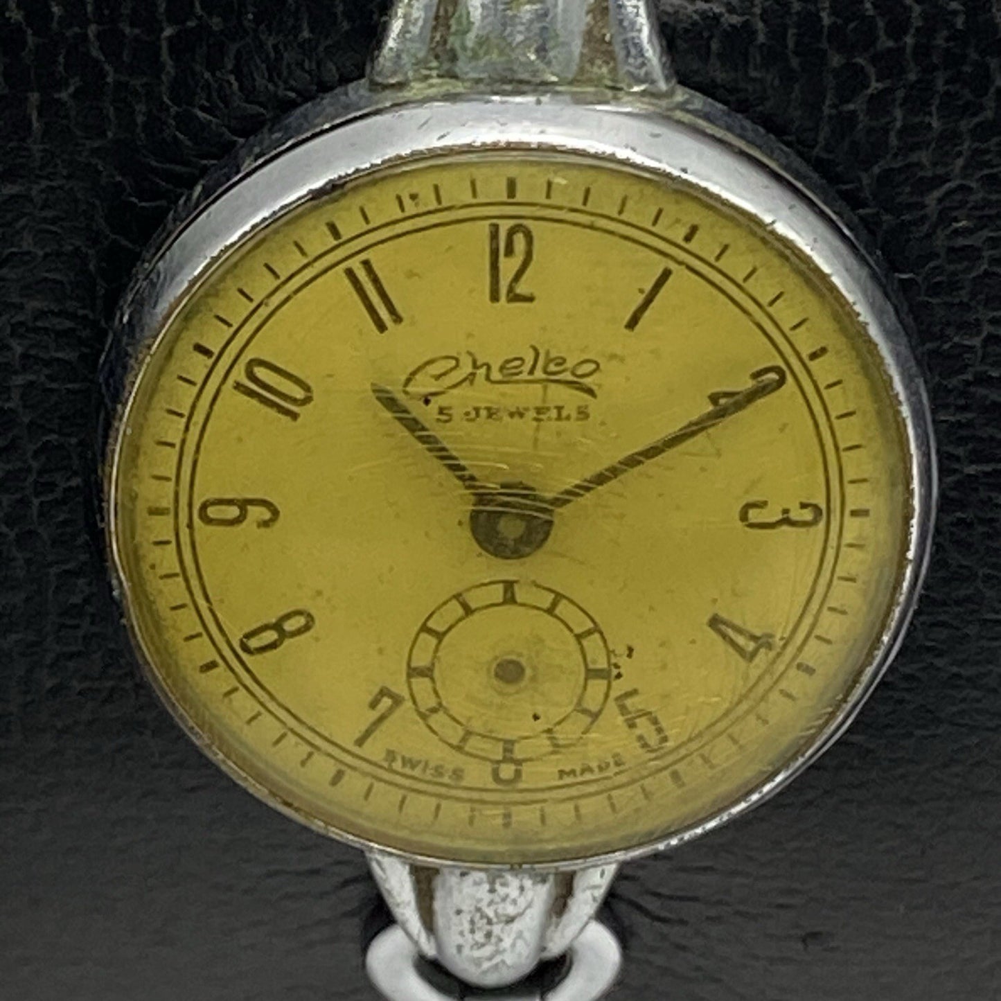 23mm Ladies Manual Wind Chelco EB 1226 Movement Watch NON WORKING