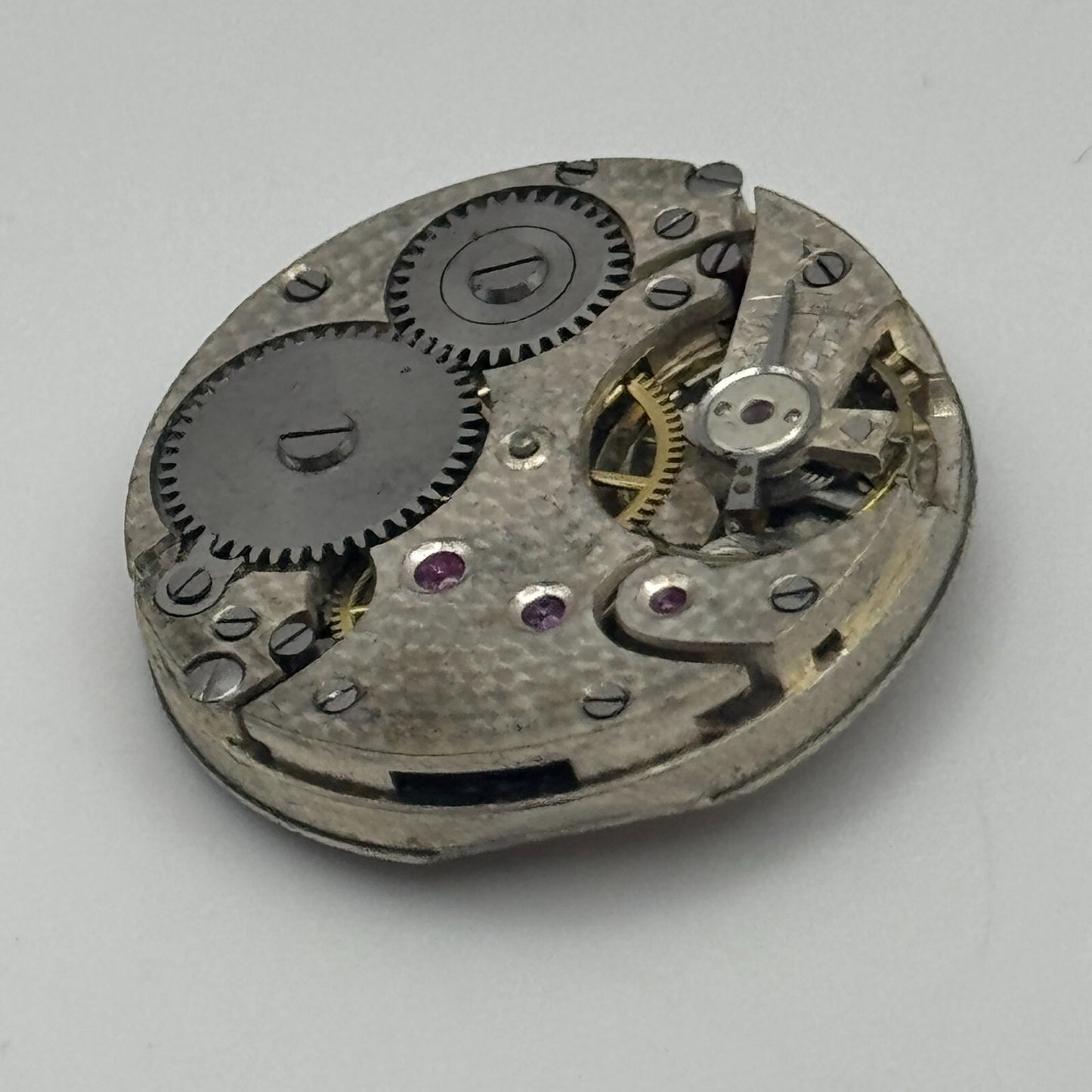24.8mm Swiss Roman Numerals Trench Watch Movement Dial Manual Wind PARTS SPARES