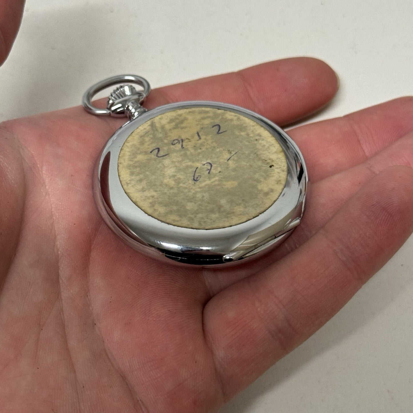 50mm Vintage Dowel NEW OLD STOCK Open Face Sub Seconds Pocket Watch TO SERVICE