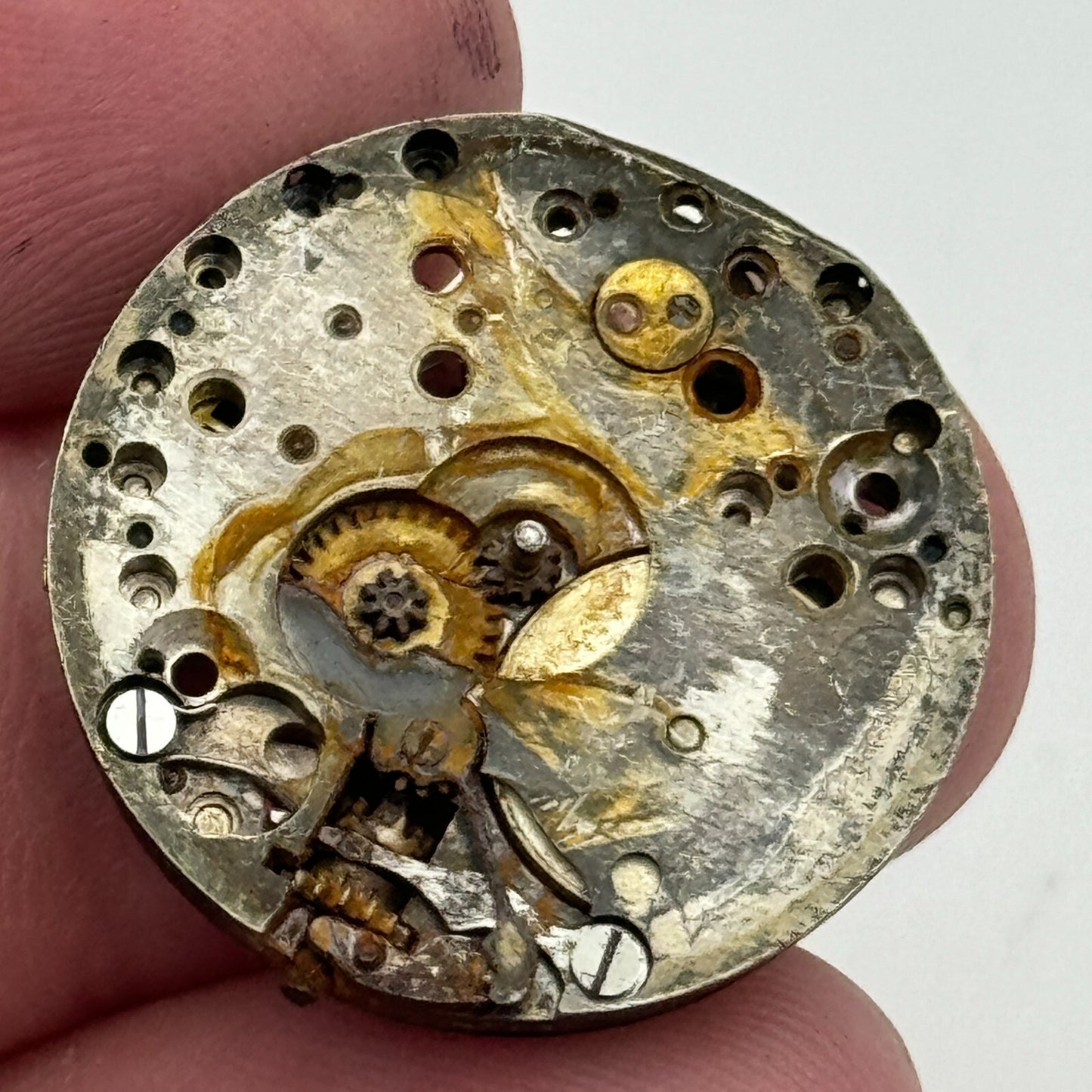 23.6mm AS 489 A Schild Balance Intact Manual Wind Swiss Watch Movement PARTS