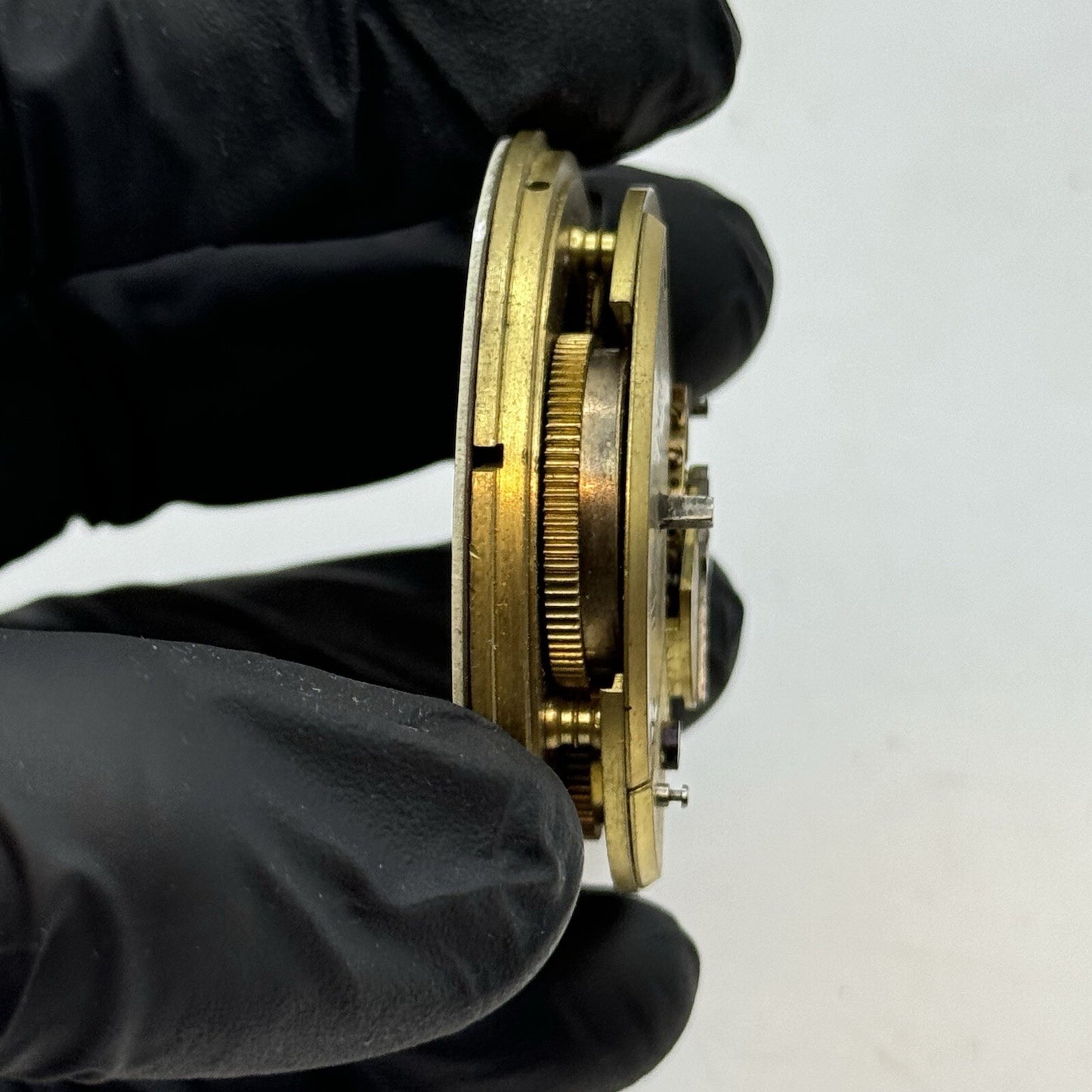 50mm Antique Thomas Russell & Son English Lever Pocket Watch Movement FOR PARTS