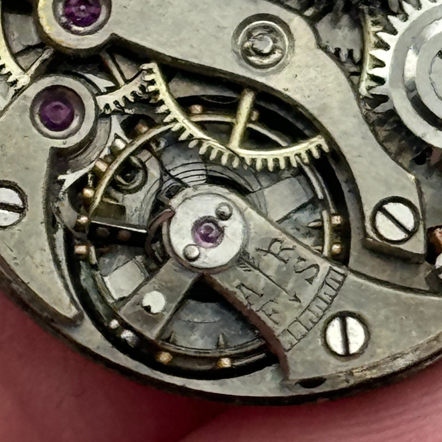 22.7mm Unidentified Swiss Trench Watch Movement Vintage Manual Wind PARTS SPARES