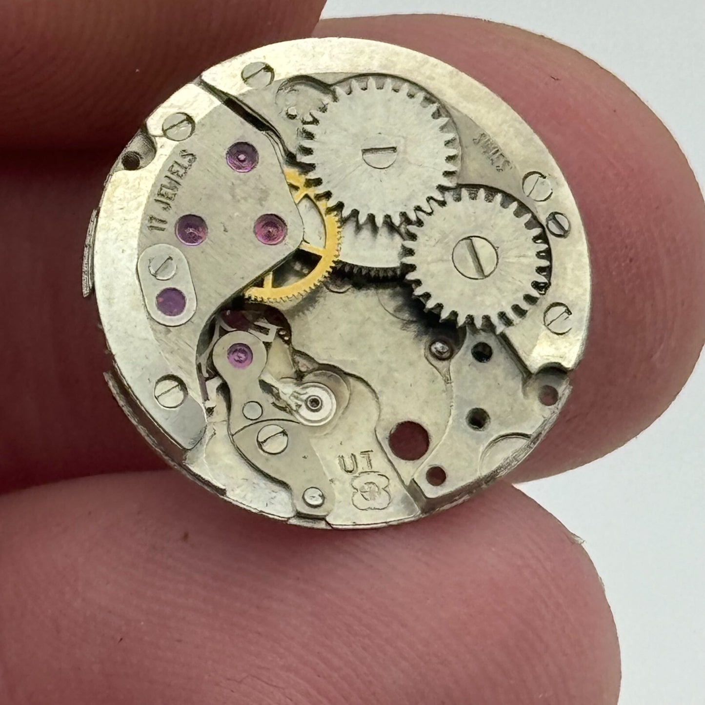17.4mm Ladies ETA UT 2512 Manual Wind 17 Jewels Watch Movement PARTS REPAIR