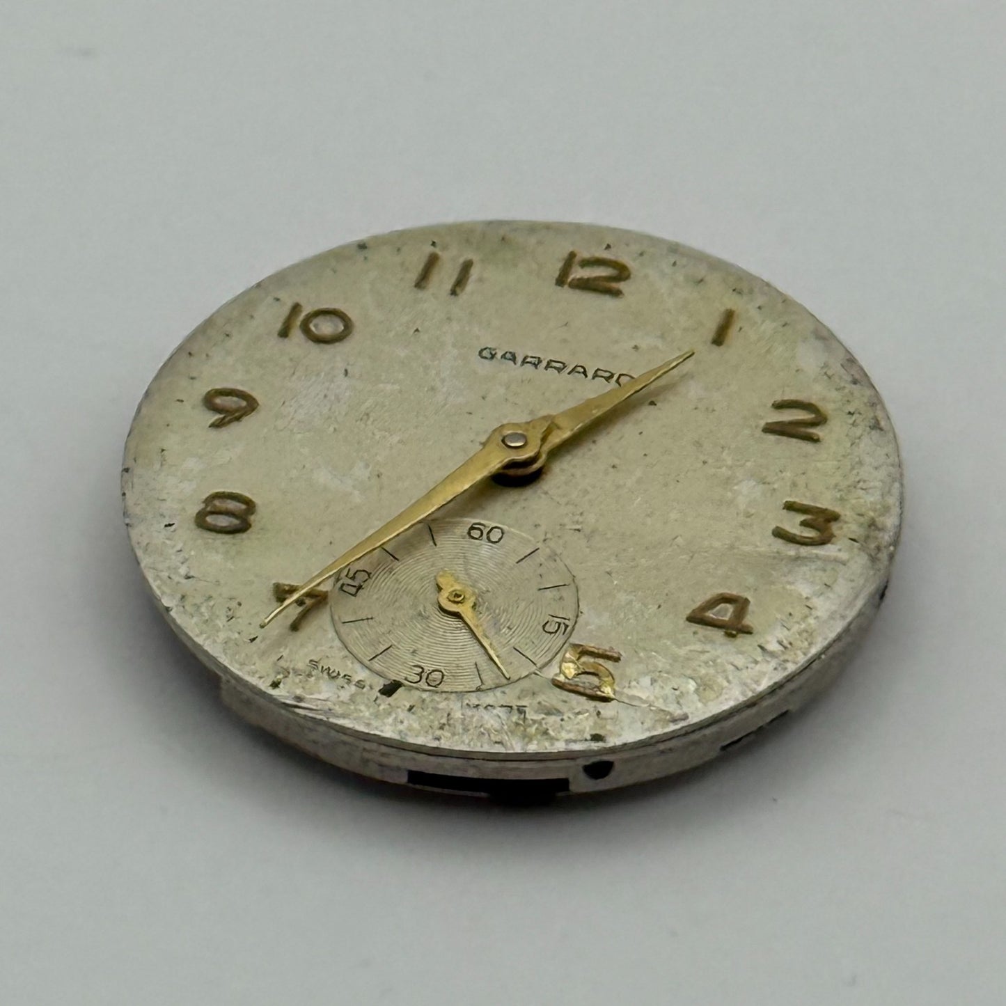 ETA 1120 Watch Movement Garrard Manual Wind Vintage Swiss Parts Repair 27mm