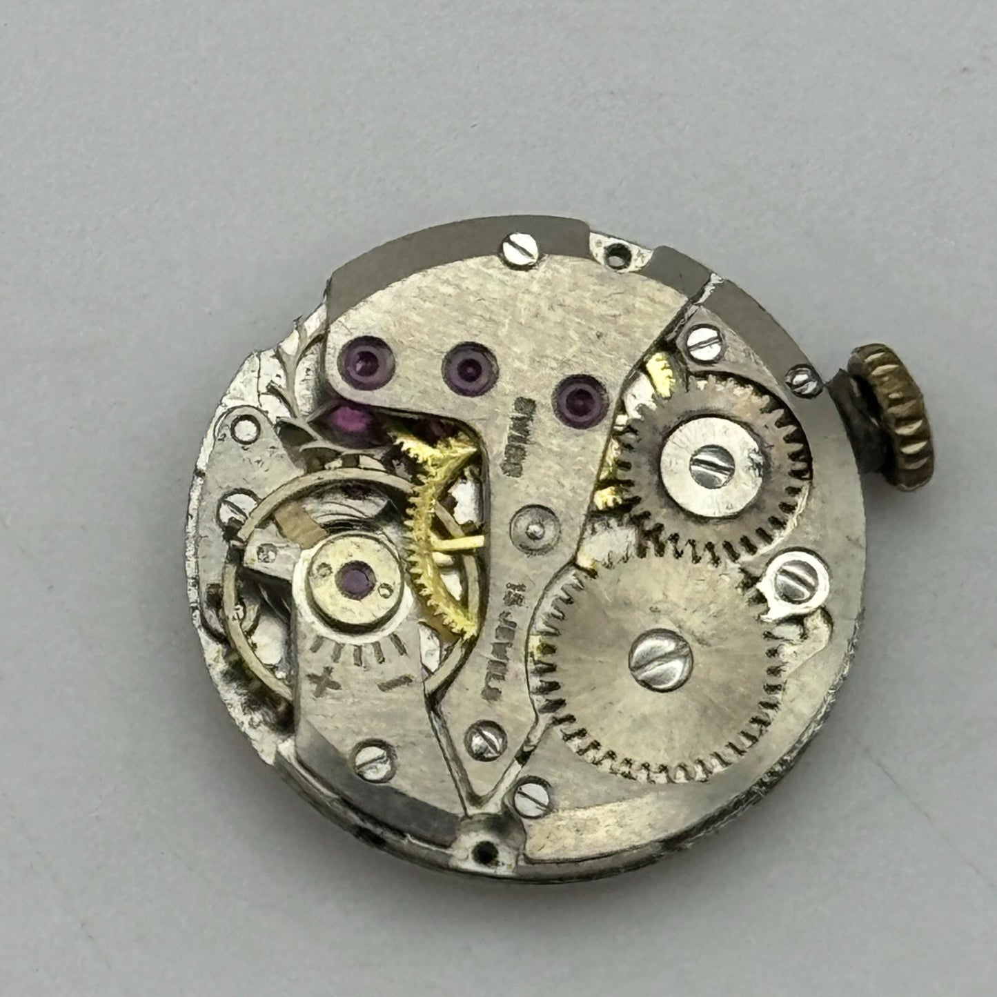 17.5mm Ladies Avia Felsa F 4023 Manual Wind Watch Movement Swiss Vintage PARTS