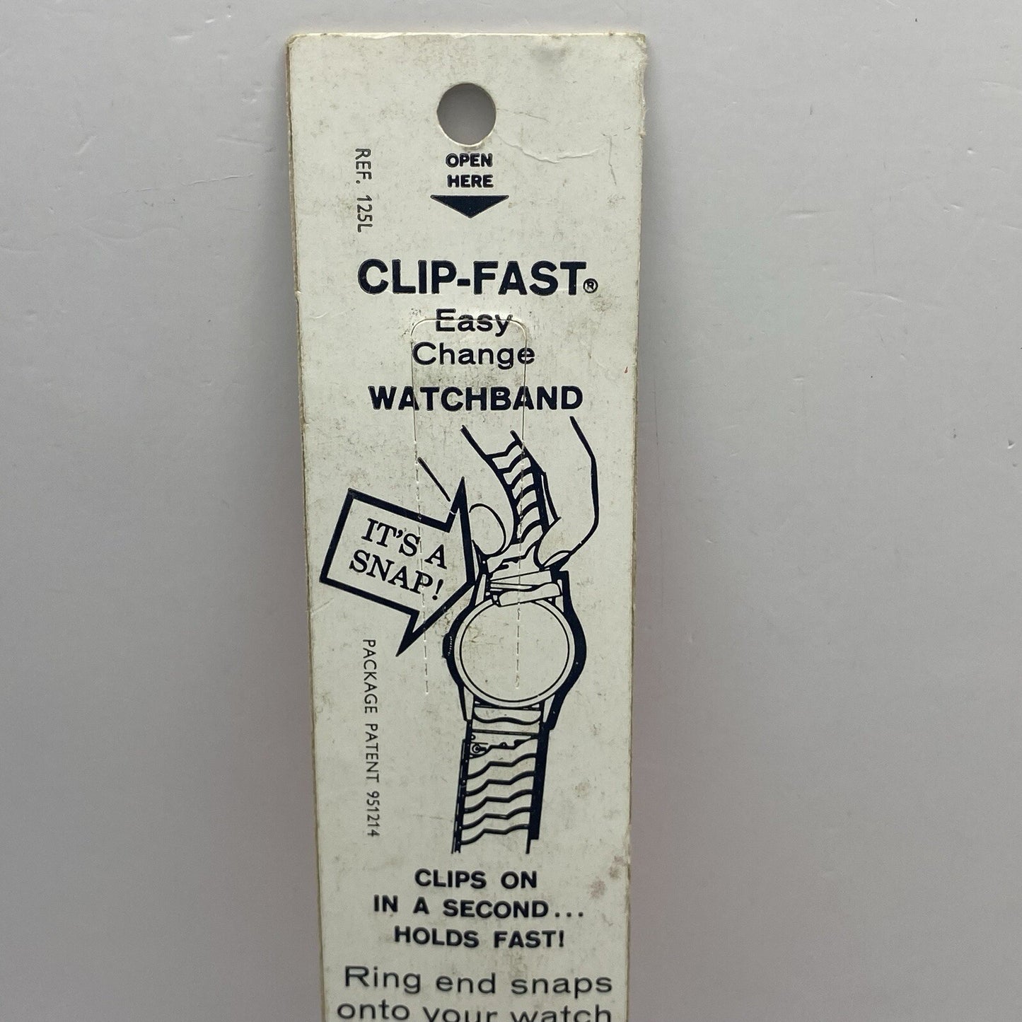13.5cm Brand New NOS Vintage Star-Line Expansion Watch Band Clip Fast English