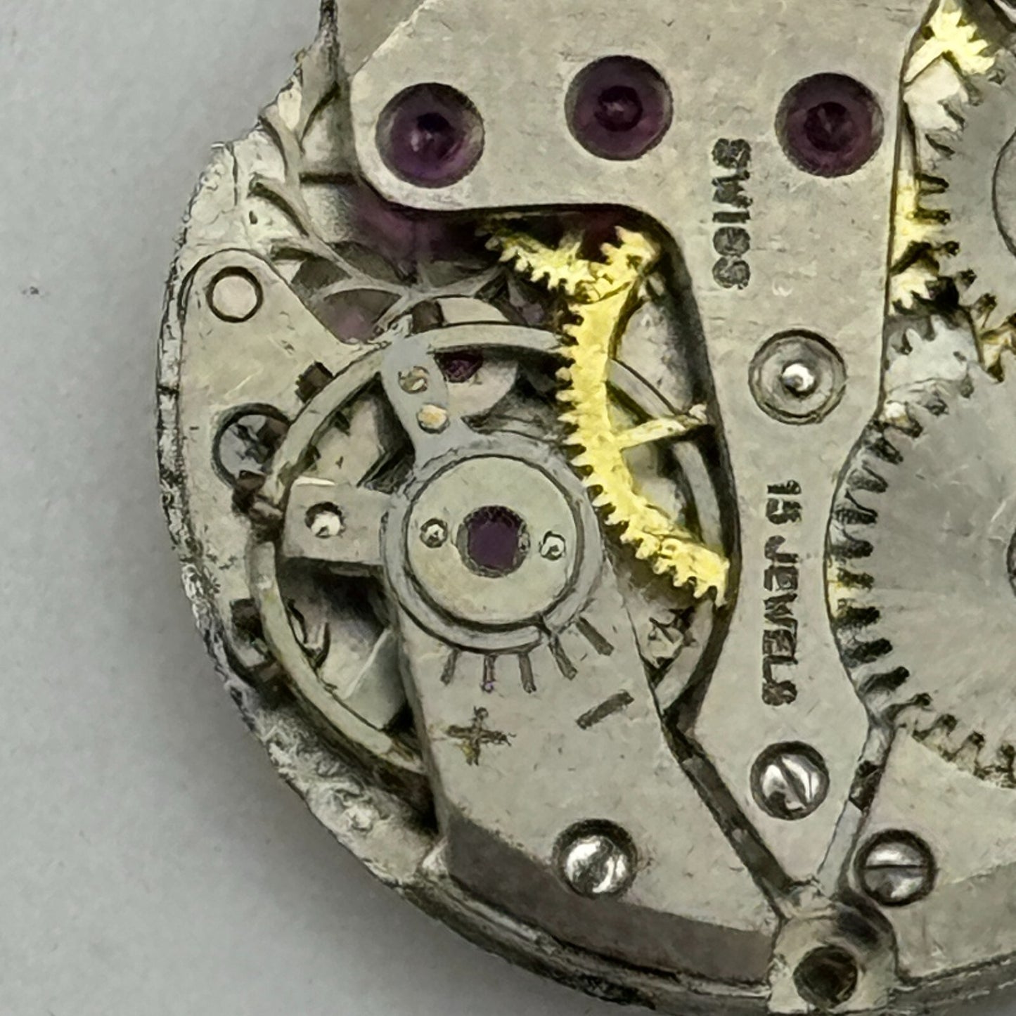 17.5mm Ladies Avia Felsa F 4023 Manual Wind Watch Movement Swiss Vintage PARTS