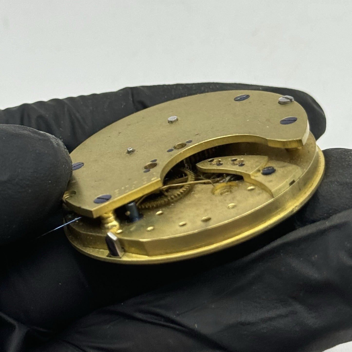 44.9mm Centre Seconds Chronograph Antique Pocket Watch Movement FOR PARTS