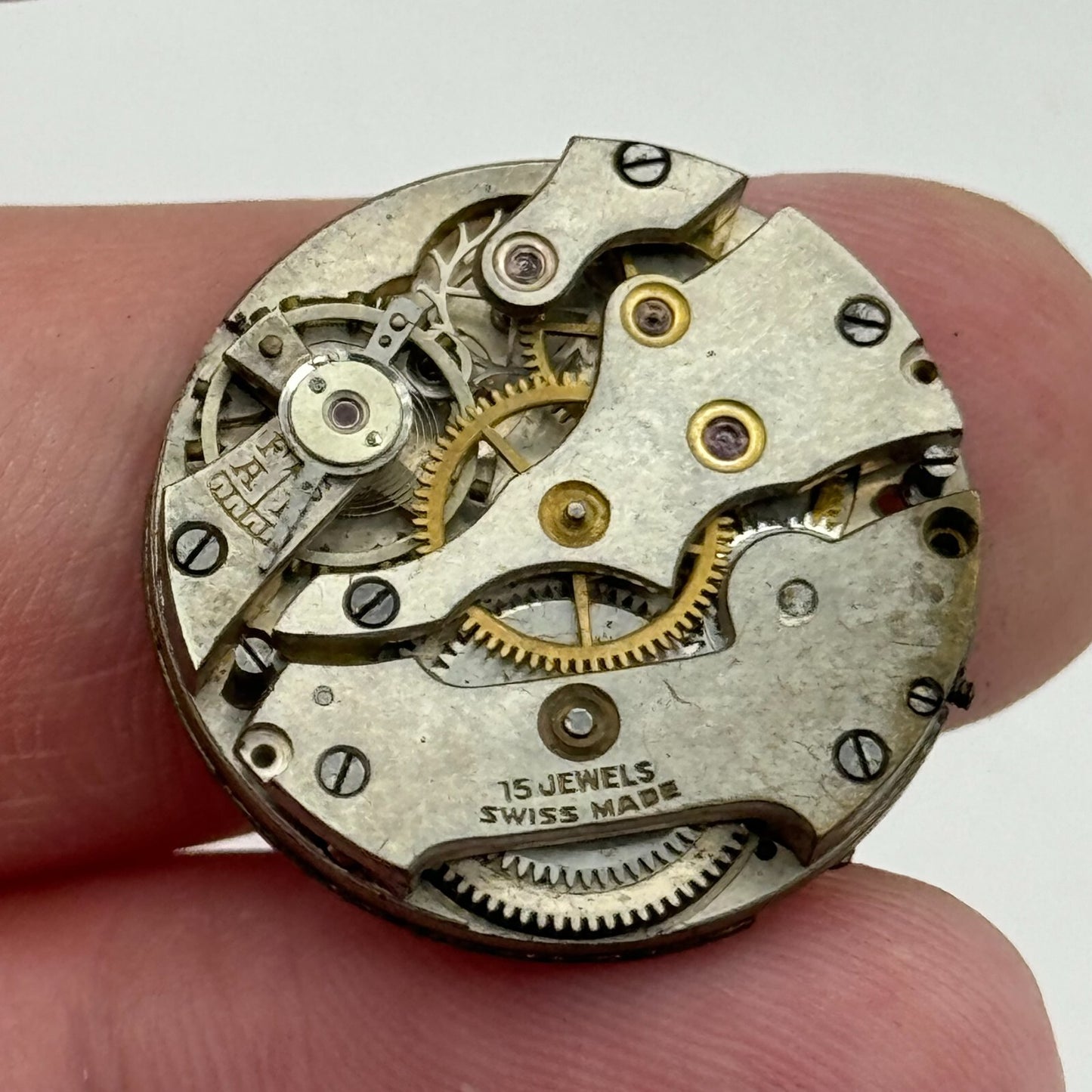 23.6mm High Grade MST Balance Ok Swiss Manual Wind 15 Jewel Watch Movement PARTS