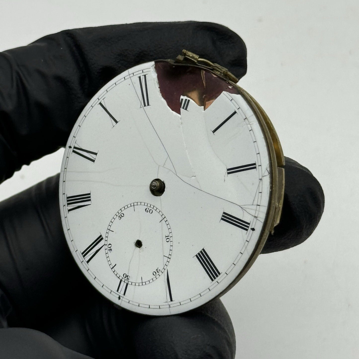 Robert Roskell Liverpool Cylinder Escapement Four Holes Pocket Watch Movement