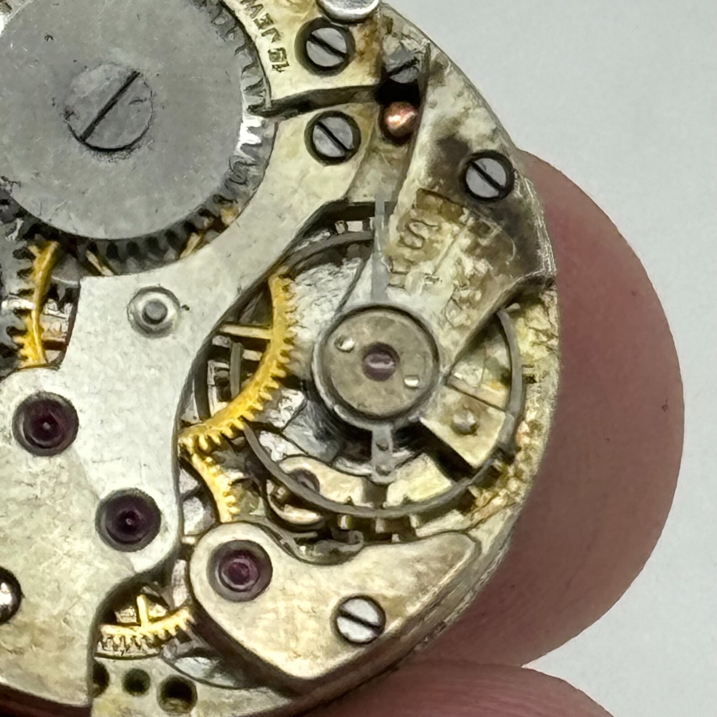 23.6mm J W Benson Sub Seconds Manual Wind 15 Jewels Swiss Watch Movement PARTS