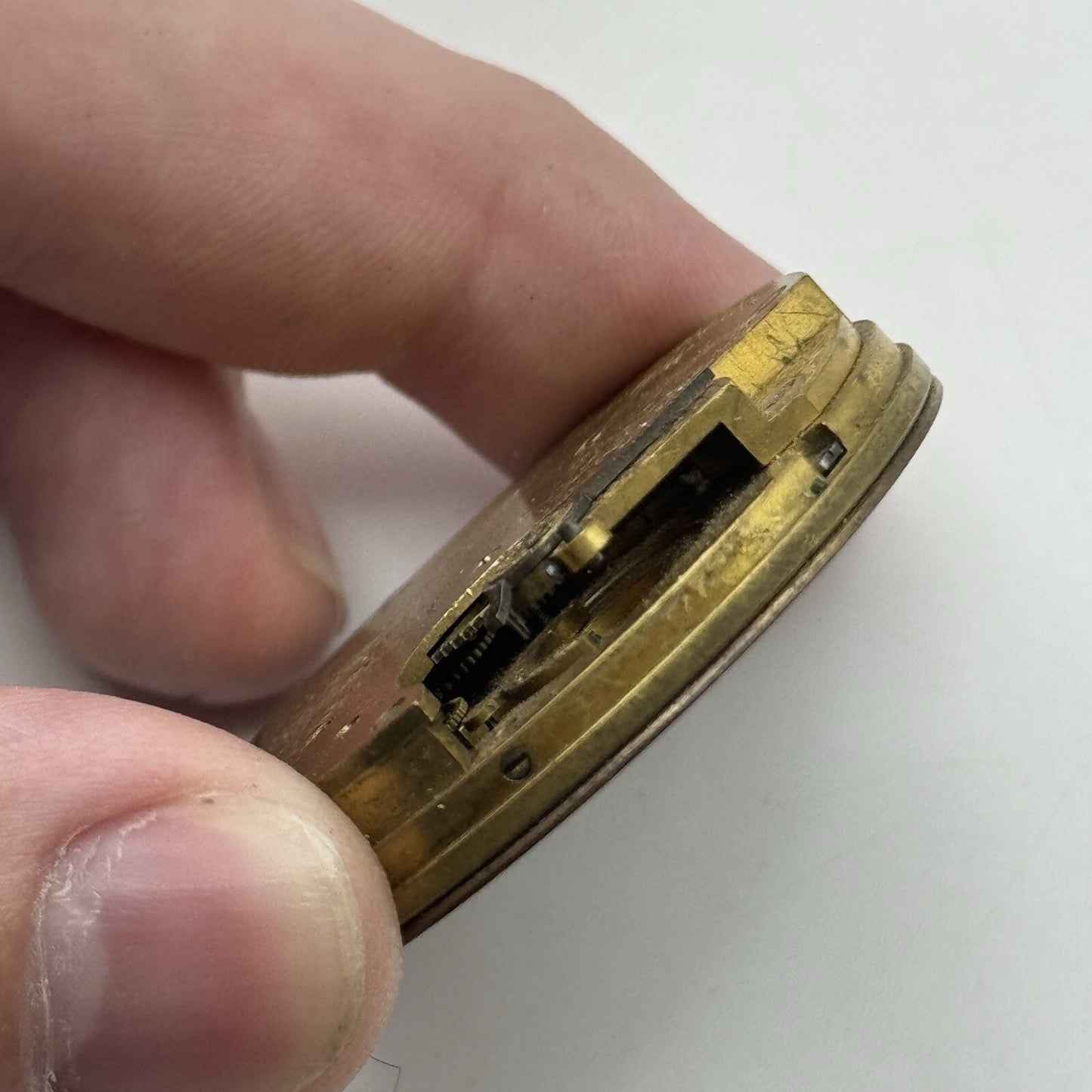 42mm Manual Wind Waltham Hillside No Balance Pocket Watch Movement FOR PARTS