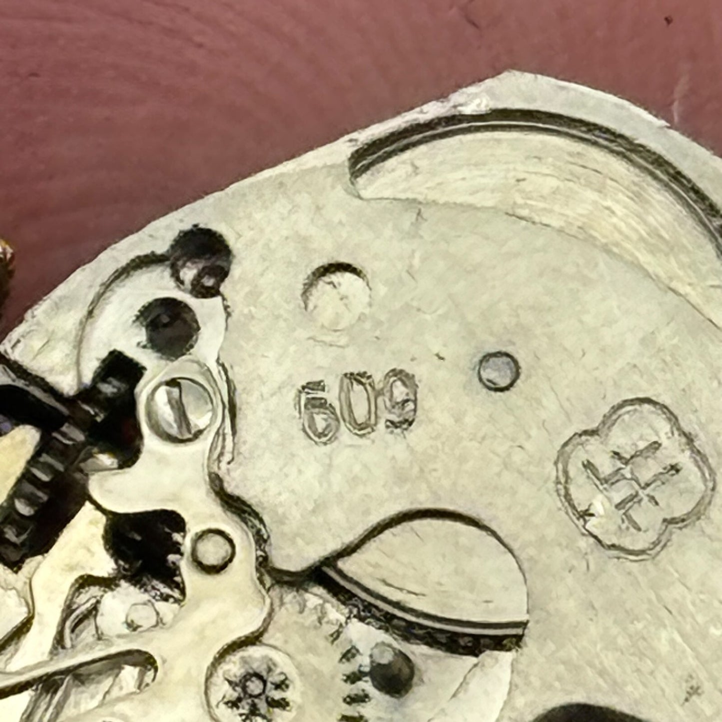 15.3mm Running Rotary FHF 609 Manual Wind 17 Jewels Swiss Watch Movement PARTS