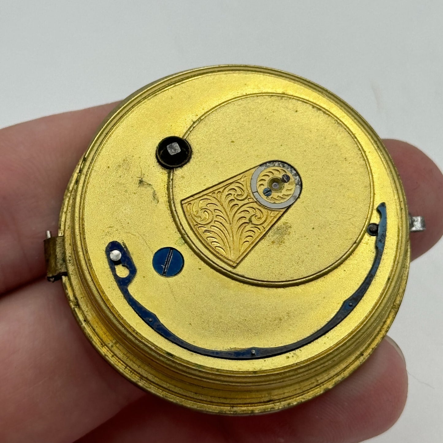 44.6mm Antique H Samuel Manchester The "Accurate" Pocket Watch Movement PARTS