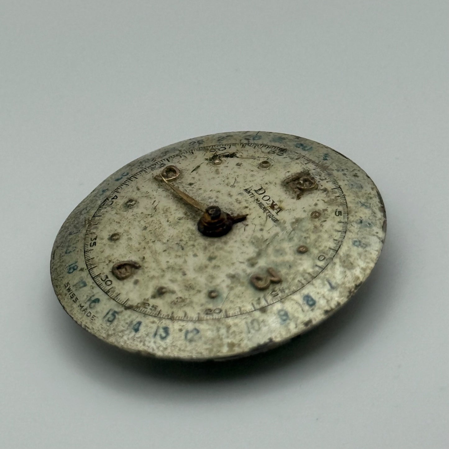 Doxa ETA 932 Watch Movement Manual Wind Rusted Vintage Swiss Parts Repair 25.9mm