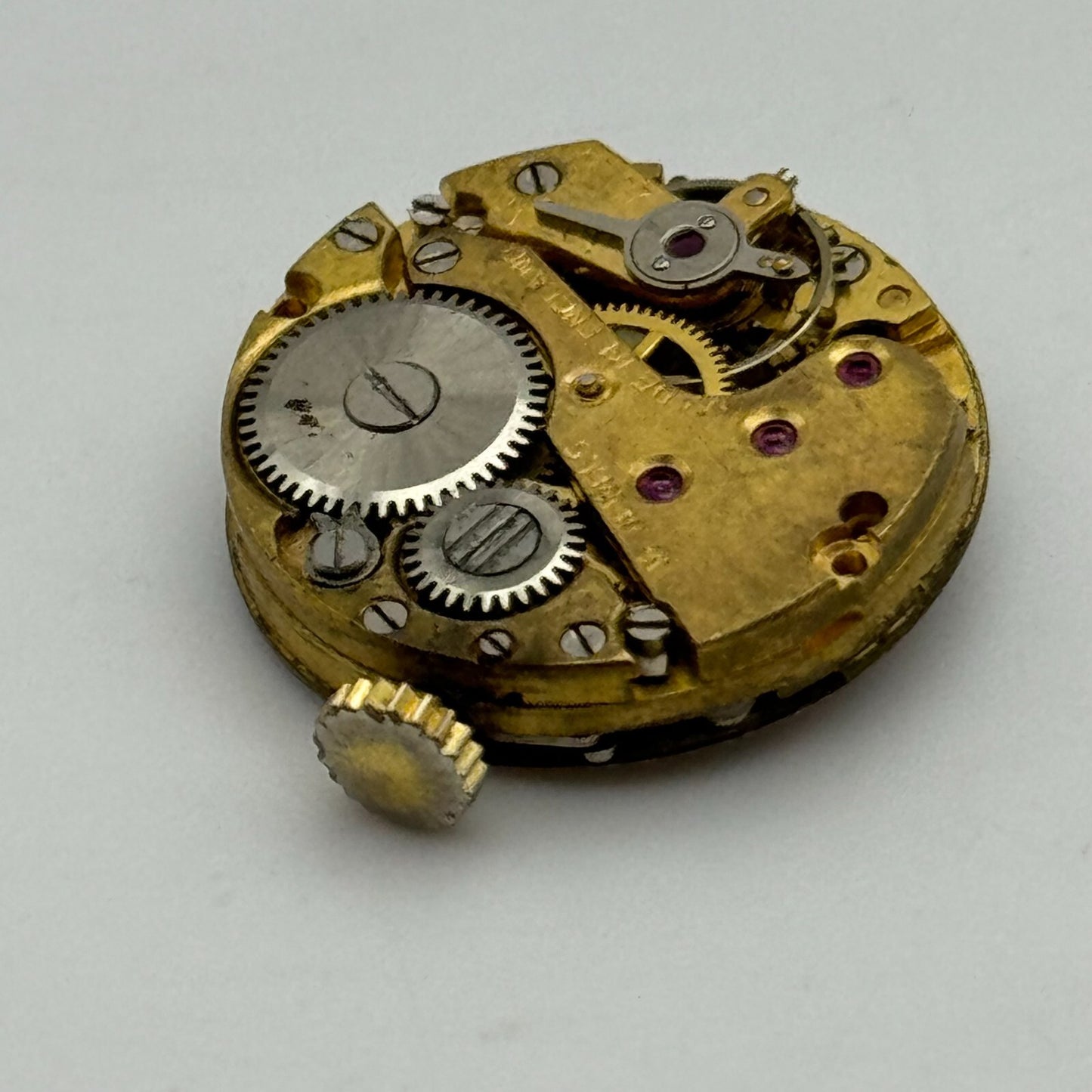 19.5mm Smiths De Luxe 15 Jewels Sub Seconds Manual Wind Watch Movement PARTS