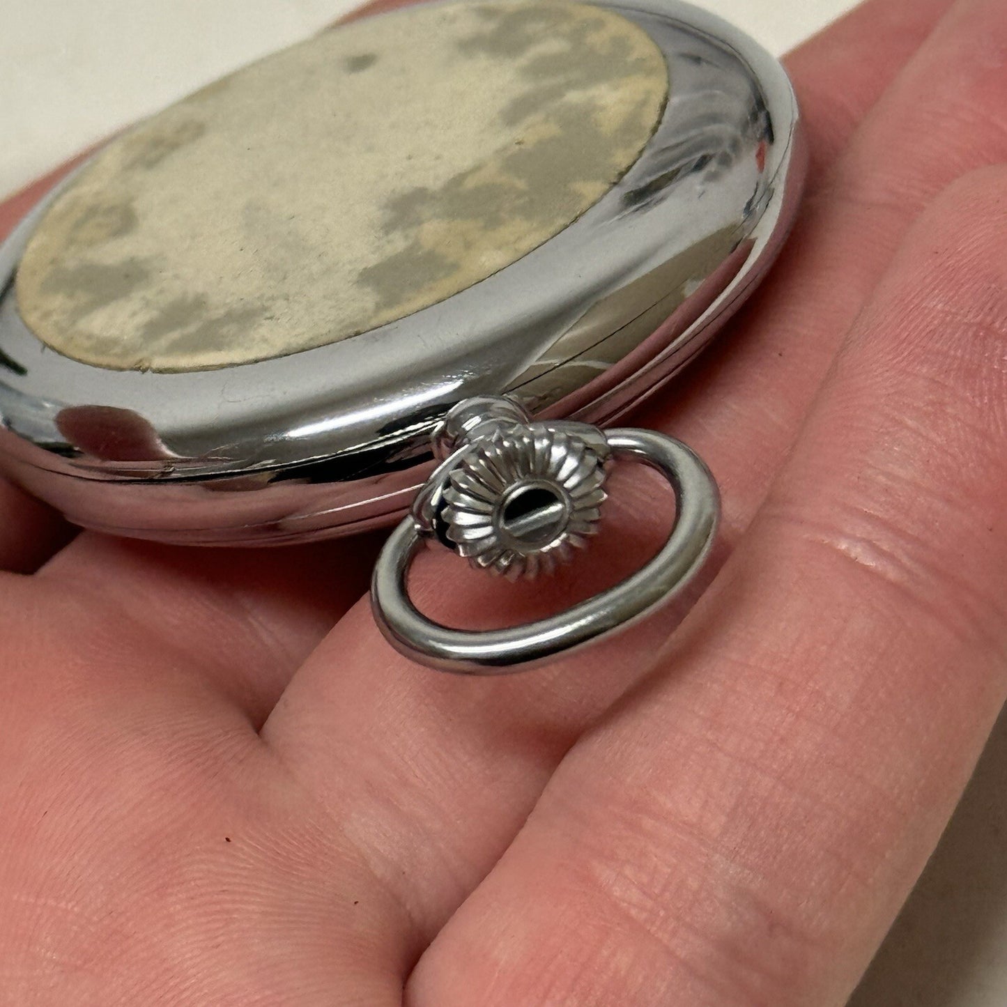 49mm Vintage Dowel NEW OLD STOCK Open Face Sub Seconds Pocket Watch TO SERVICE