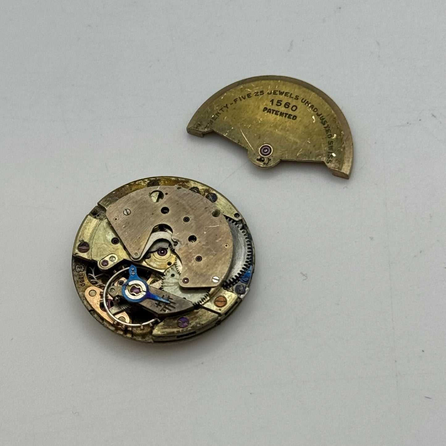 26.2mm Mens Felsa 1560 Automatic Balance Ok Swiss Watch Movement PARTS REPAIR
