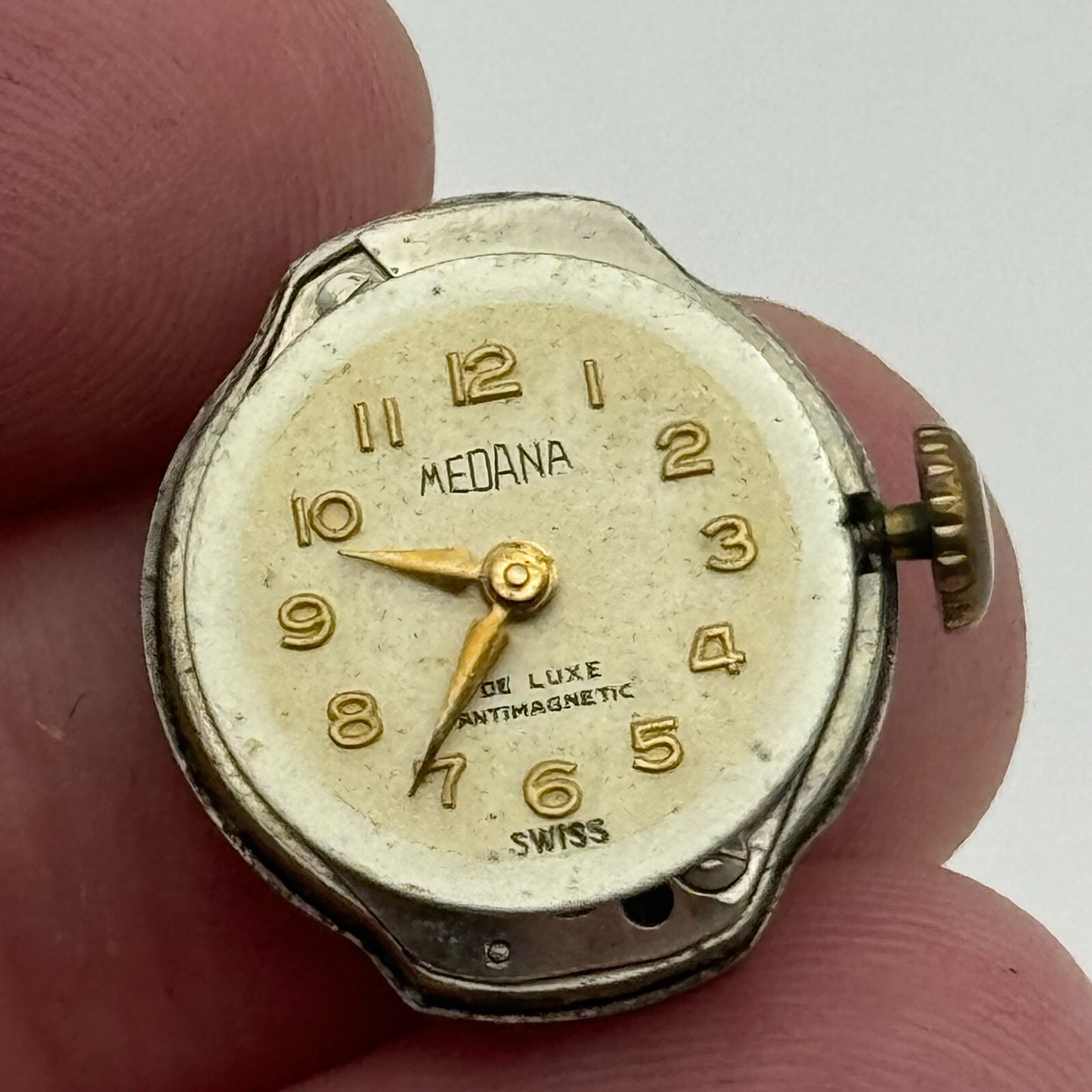 15mm Ladies Medana Cal 8275 Manual Wind 7 Jewels Watch Movement Swiss Made PARTS