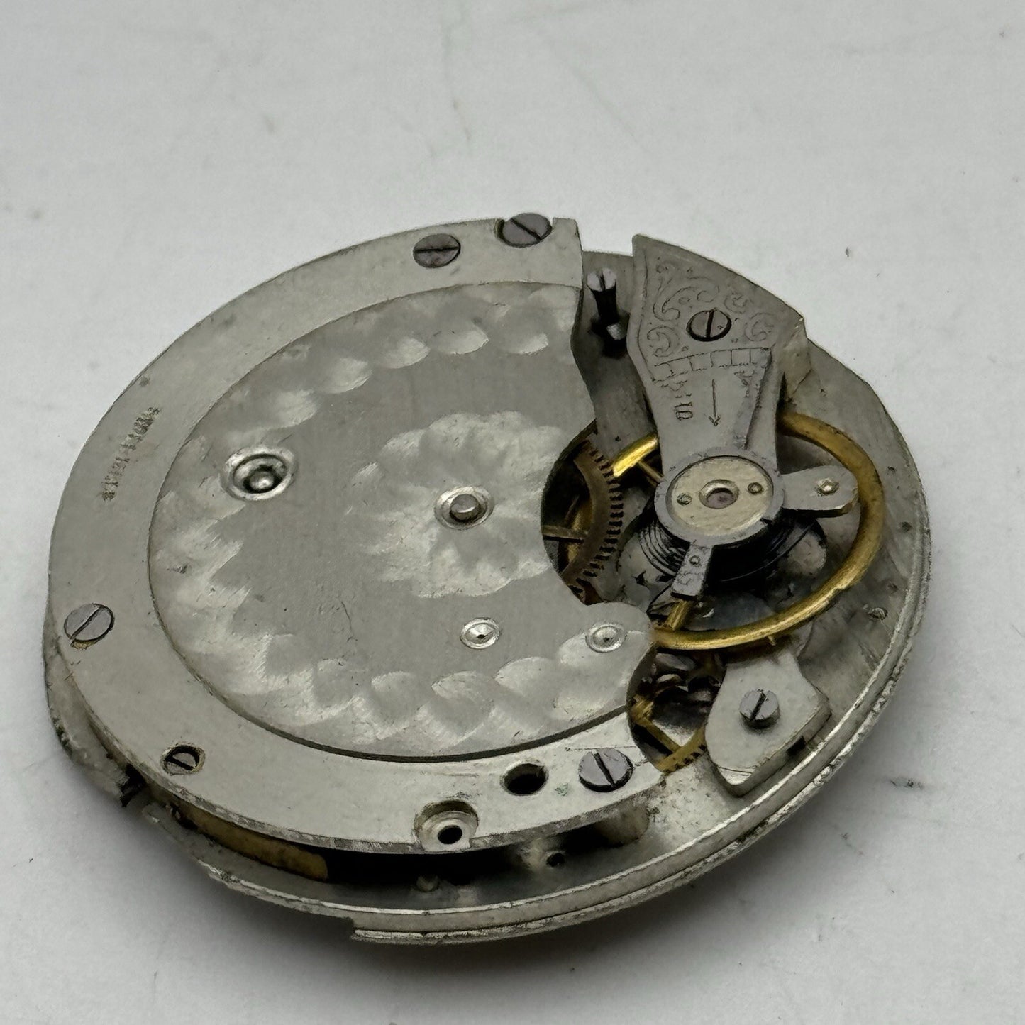41.2mm Unidentified Interesting Pocket Watch Movement FOR PARTS Restore
