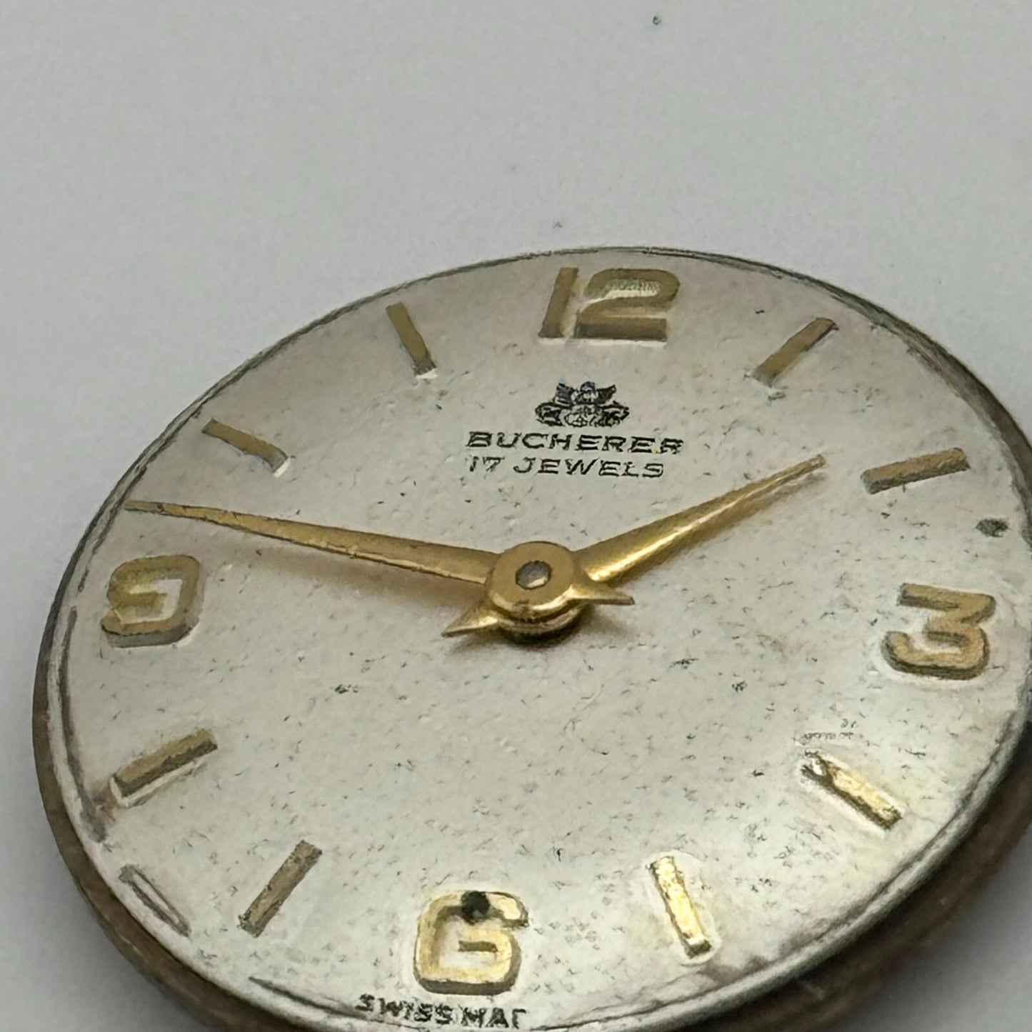 17.1mm Bucherer ETA 2510 Ladies Manual Wind Watch Movement Swiss Vintage PARTS