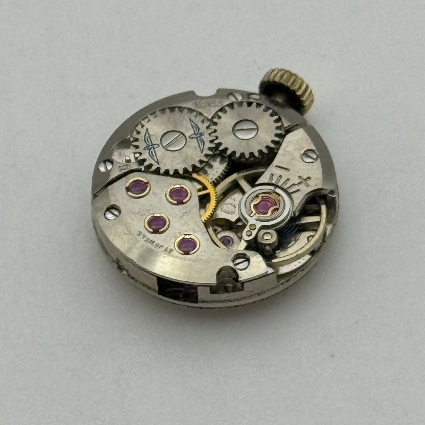 15.5mm Running Rotary ETA 2412 Manual Wind 21 Jewels Watch Movement PARTS REPAIR