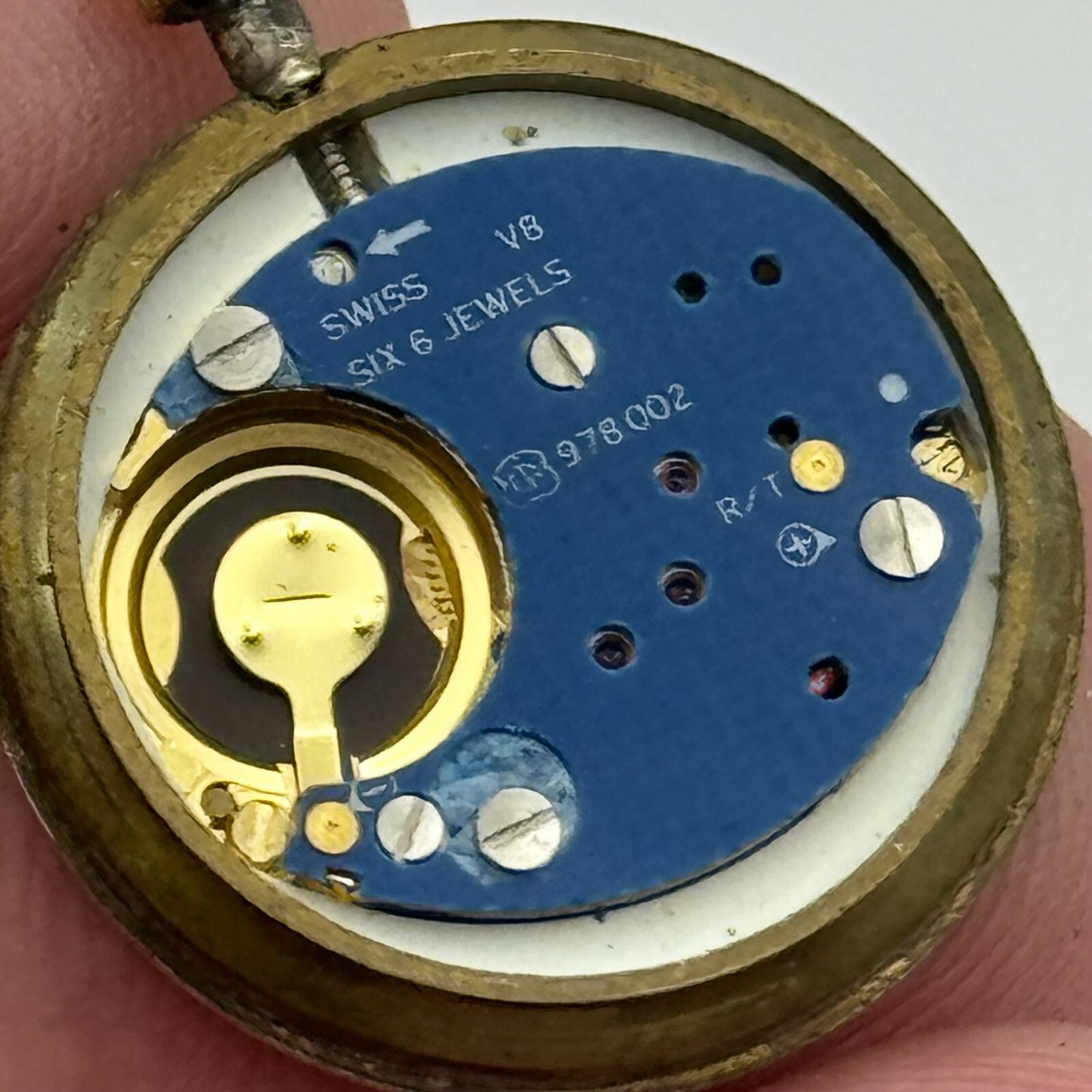 19mm Ladies Garrard ETA 978.002 Quartz Partial Watch Movement Vintage PARTS