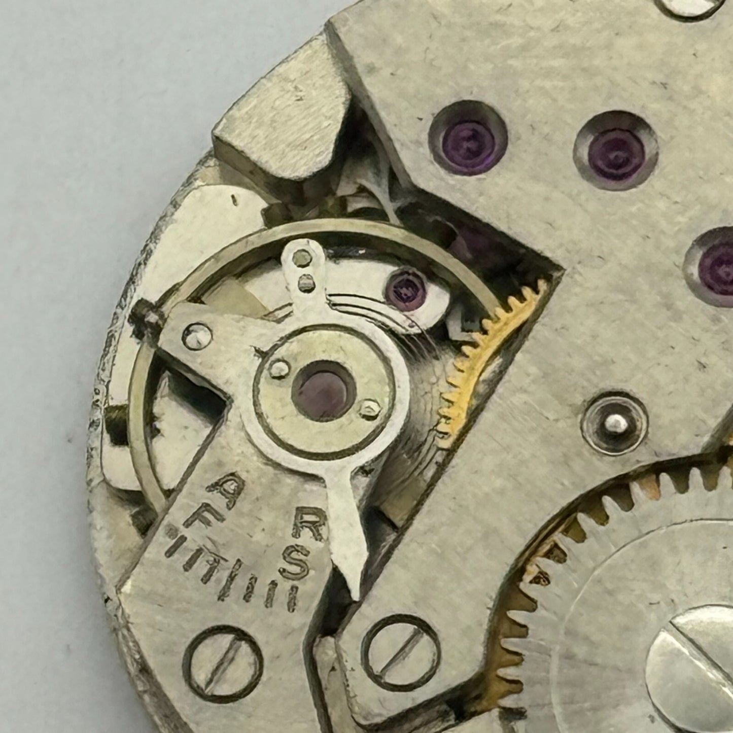 23.6mm Running Olma FHF 70 Manual Wind 15 Jewels Swiss Watch Movement PARTS