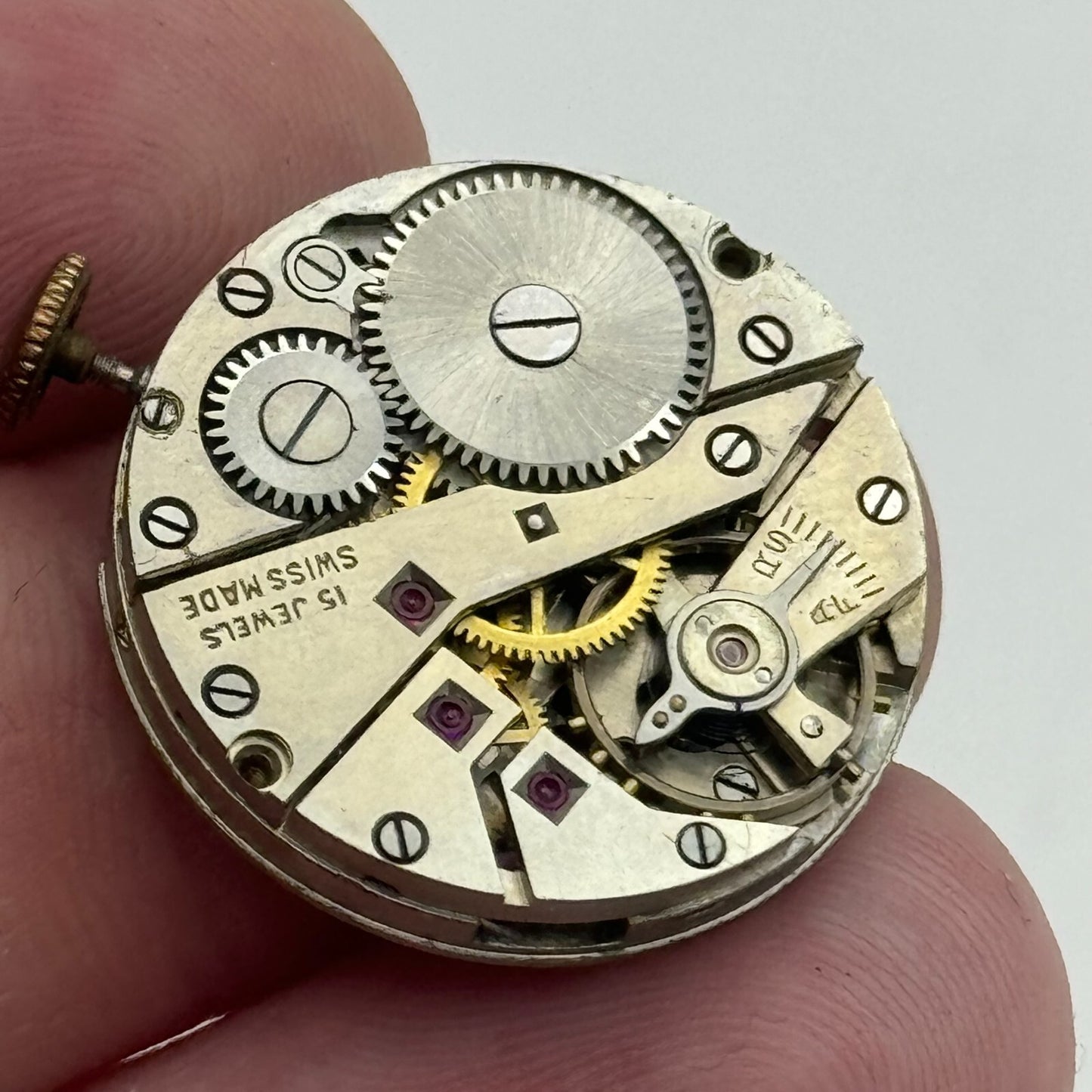 23.6mm Running Felsa F 294 Manual Wind 15 Jewels Swiss Made Watch Movement PARTS