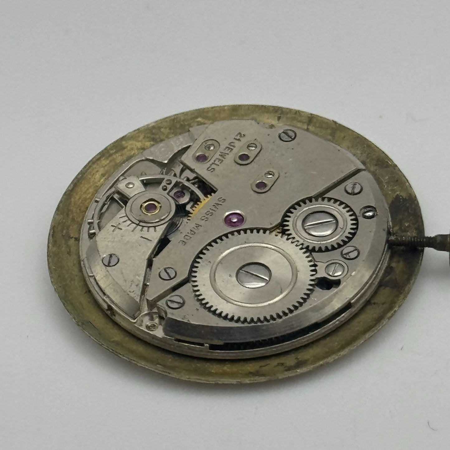 23.7mm Running Nivada AS 1525 1526 Manual Wind Swiss Watch Movement PARTS SPARES