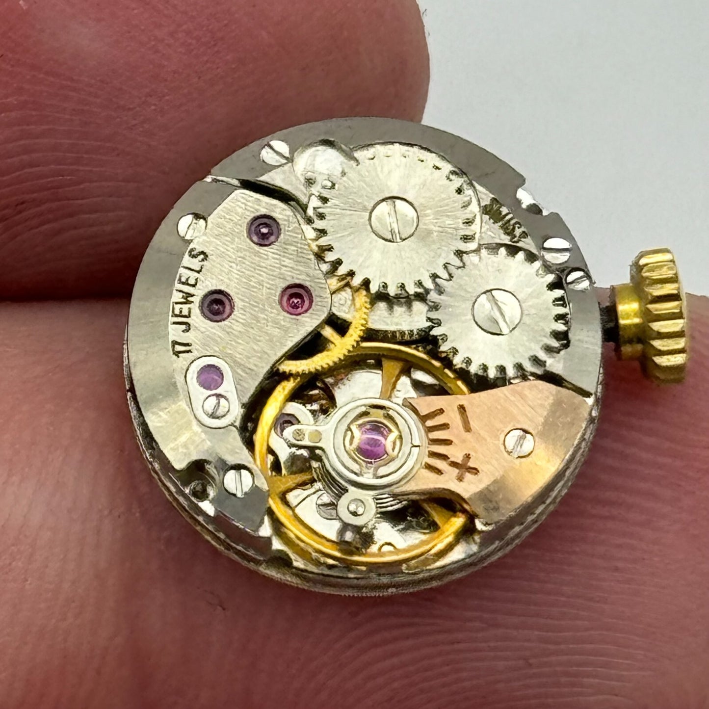 15.5mm Ladies Running Garrard ETA 2412 Manual Wind Watch Movement PARTS SPARES