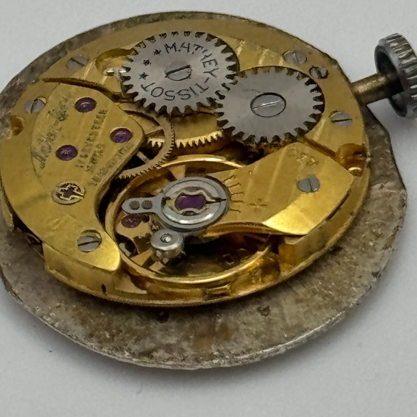 17.4mm Running Mathey Tissot 070 Manual Wind Swiss Quality Watch Movement PARTS