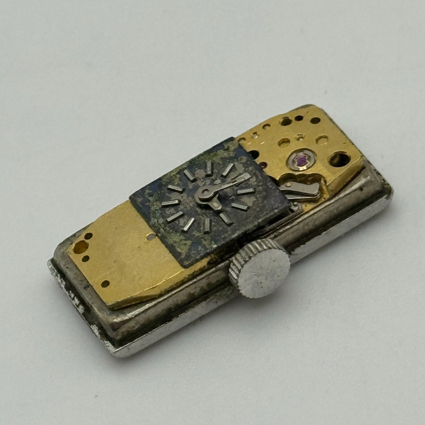 9mm Rotary Ladies FHF 59-21 Manual Wind Swiss Watch Movement Vintage FOR PARTS