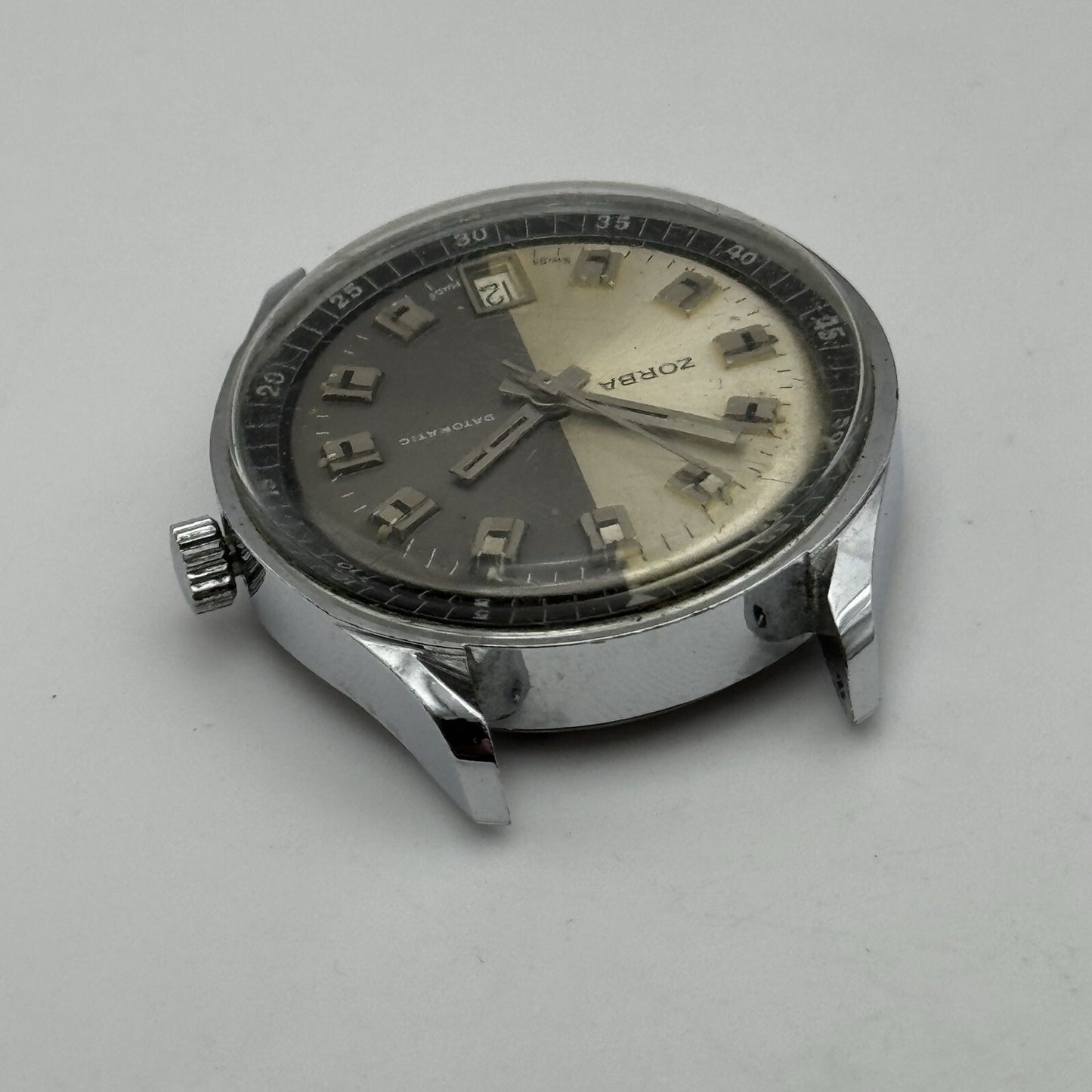36mm Manual Wind Zorba Datomatic Ilona LTD Swiss Watch FOR PARTS RESTORE