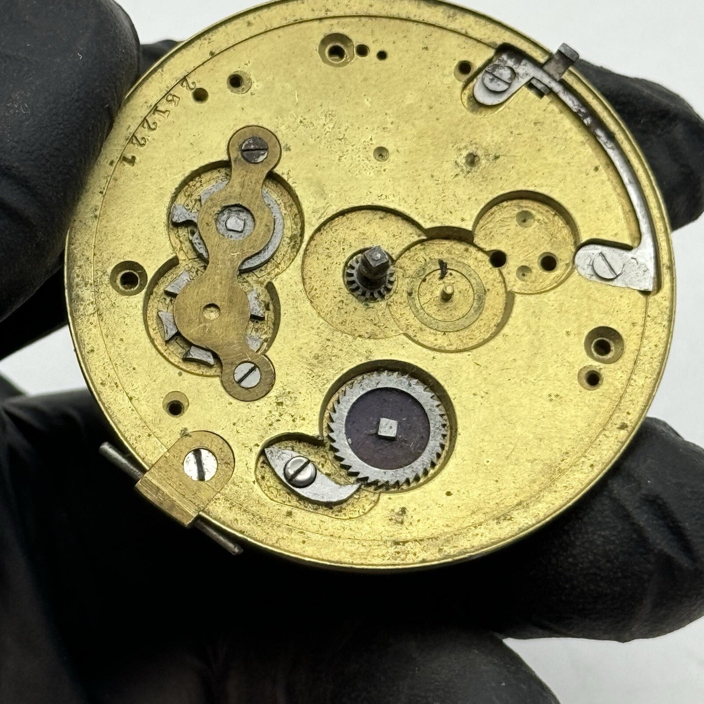 48.1mm Max Cohen Manchester Fusee No Chain Pocket Watch Movement FOR PARTS