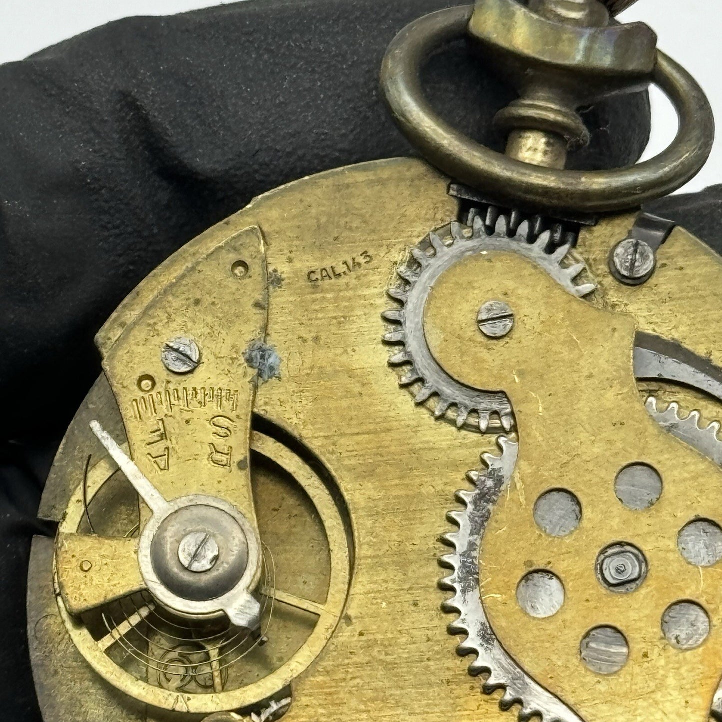 44mm Bentima Shockproof Swiss Antique Pocket Watch Movement FOR PARTS