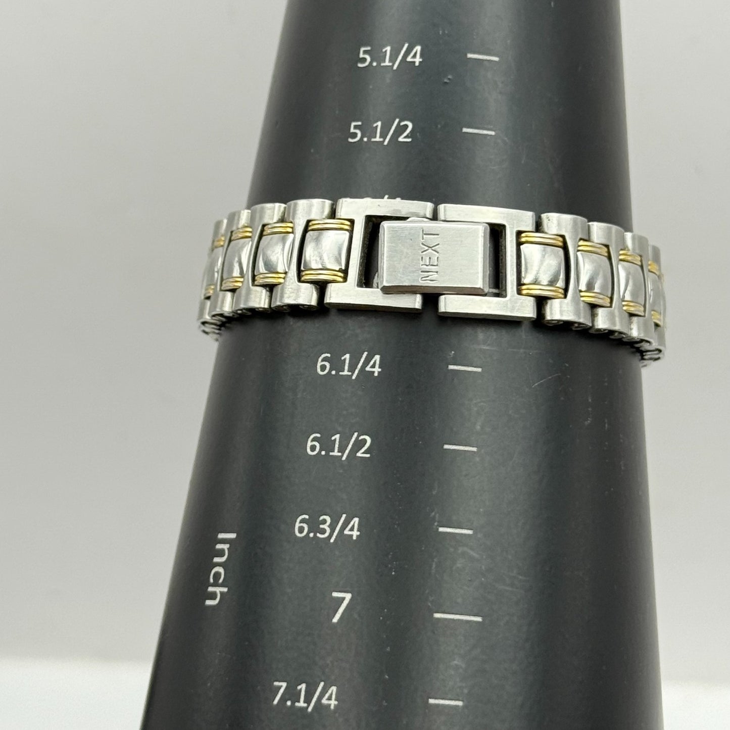 27mm Working Ladies Next Two Tone Roman Numerals Quartz Watch 5.75 Inches