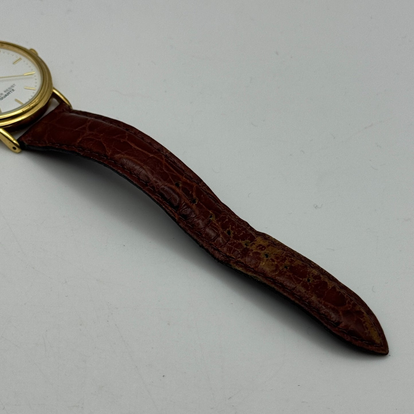 34mm Working Lorus V501-8B30 Vintage Quartz Watch Unisex New Battery 8.5 Inches