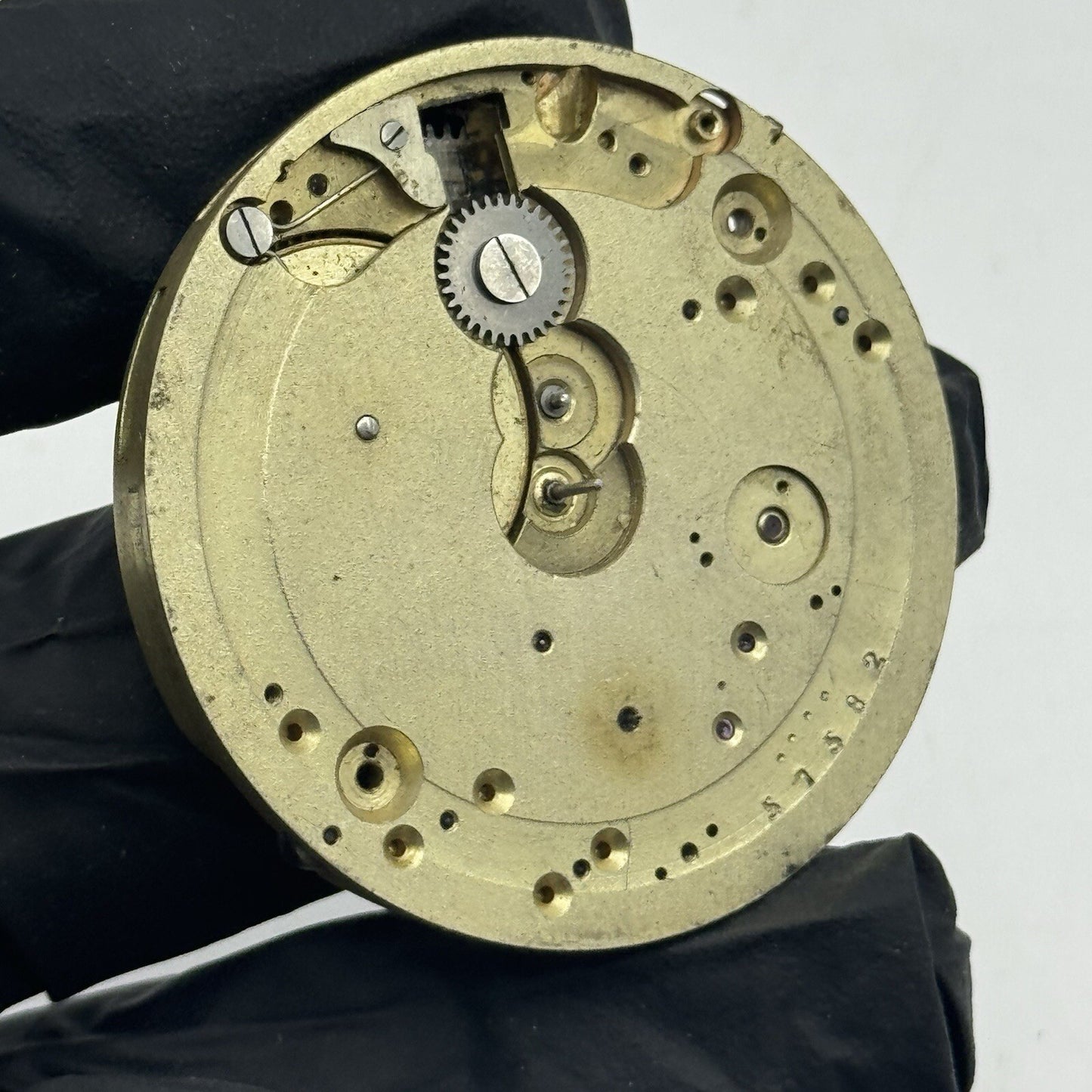 42.8mm J M Buff Partial Cylinder Quality Pocket Watch Movement FOR PARTS