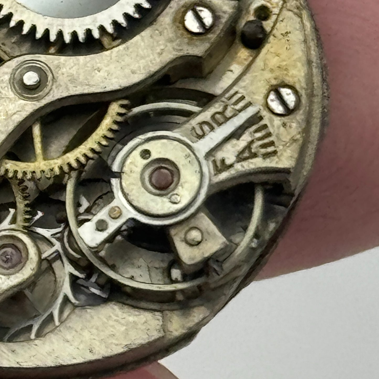 23.6mm Sapho Watch Co 15 Jewels Trench Watch Movement Manual Wind PARTS SPARES
