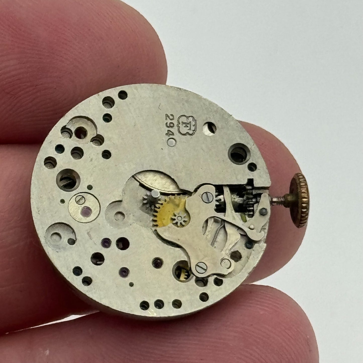 23.6mm Running Felsa F 294 Manual Wind 15 Jewels Swiss Made Watch Movement PARTS