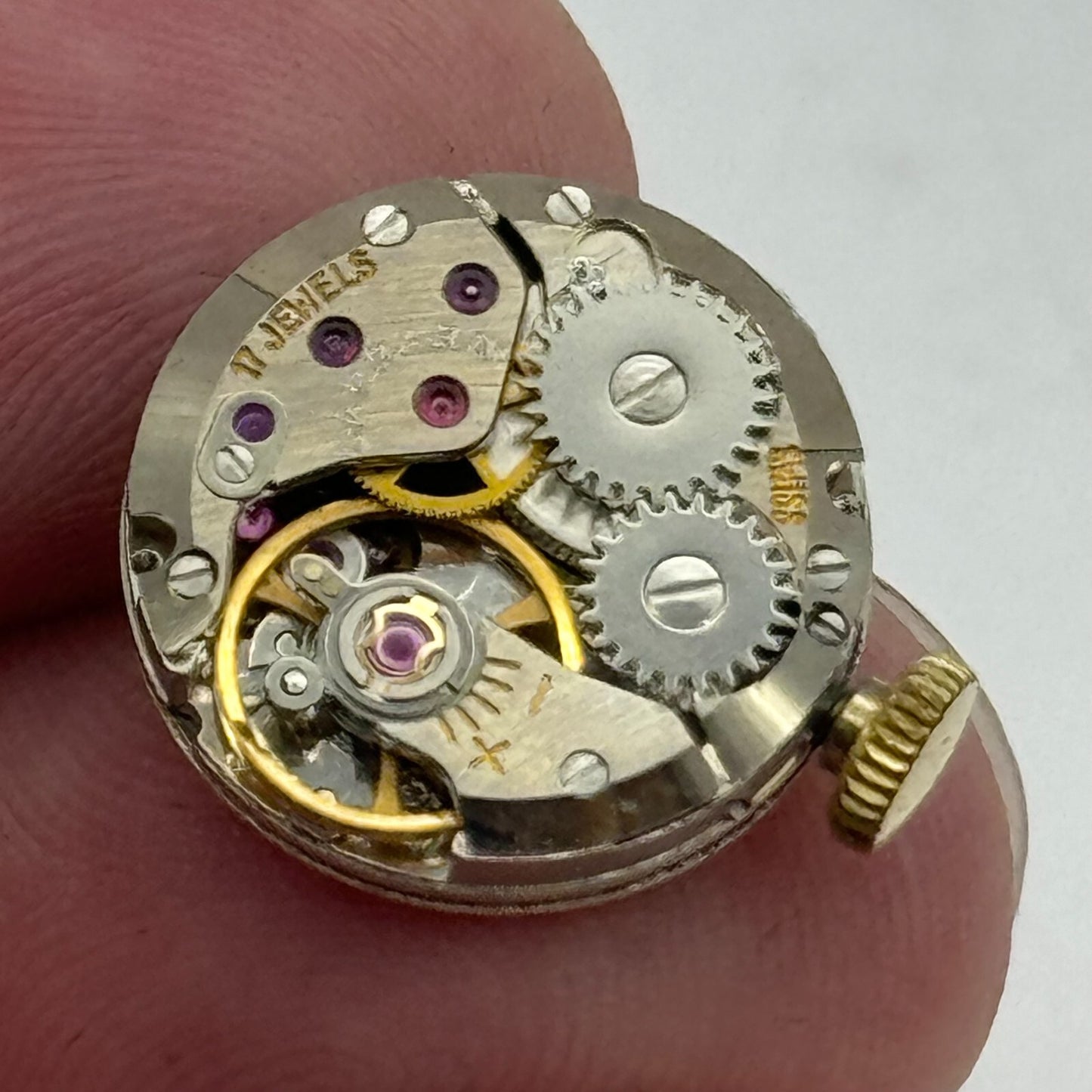15.5mm Ladies Running Garrard ETA 2412 Manual Wind Watch Movement PARTS SPARES