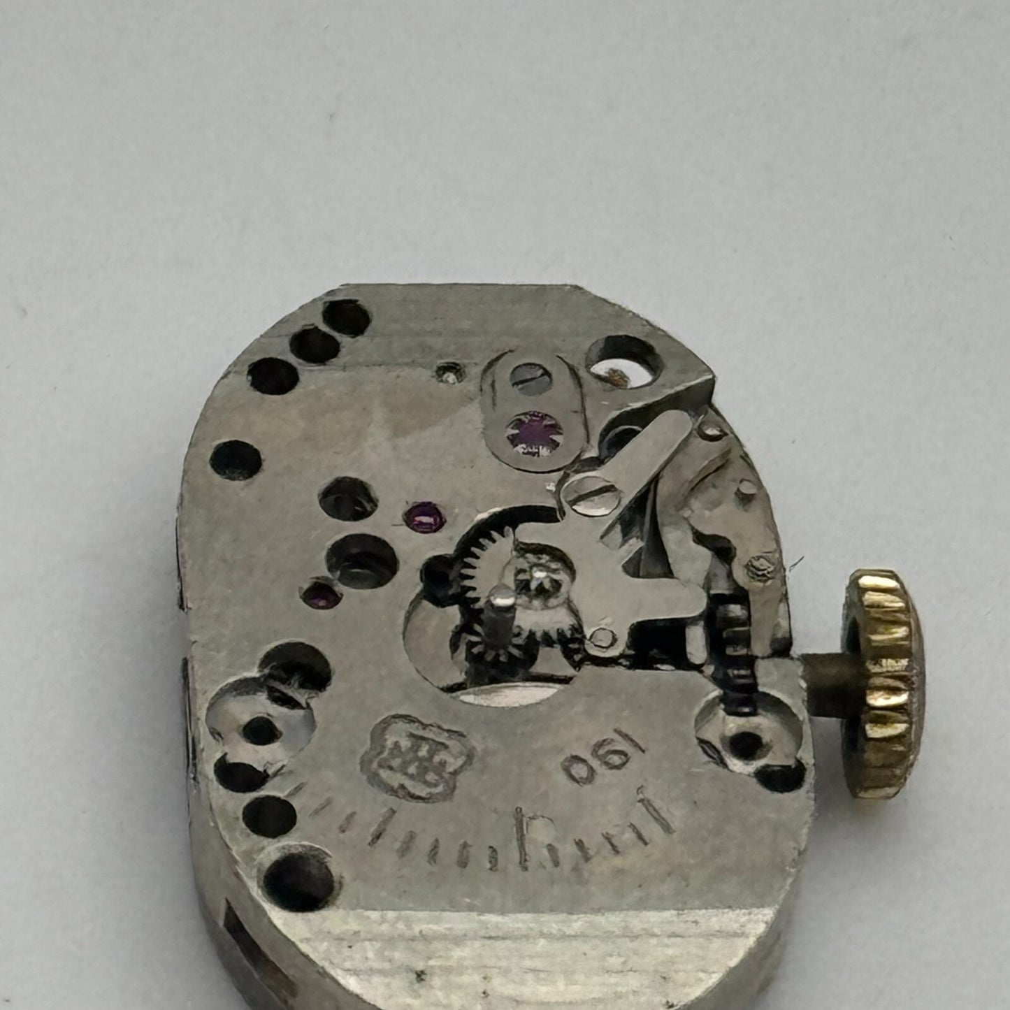 12.7mm Running Trebex FHF 190 Manual Wind 17 Jewels Swiss Watch Movement PARTS