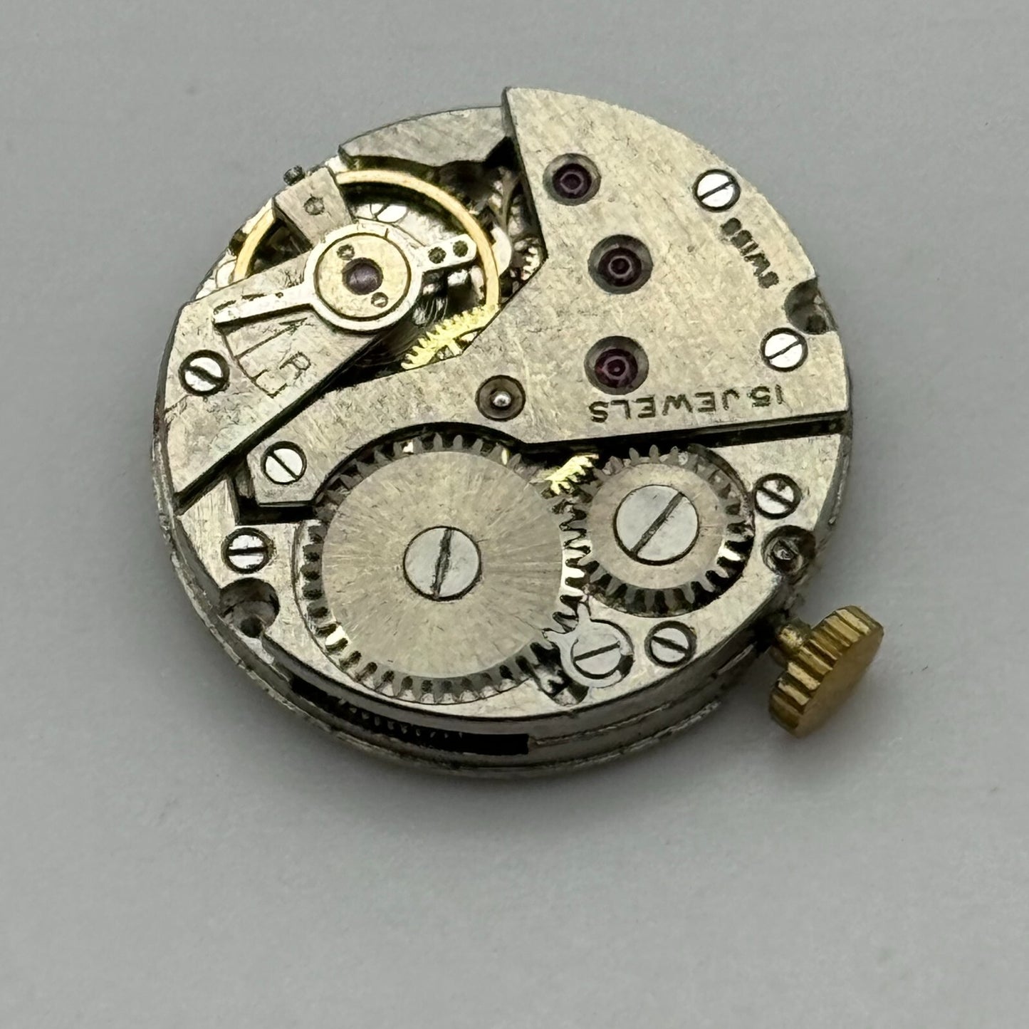 19.6mm Ladies Avia Derby D40 Manual Wind 15 Jewels Watch Movement PARTS SPARES