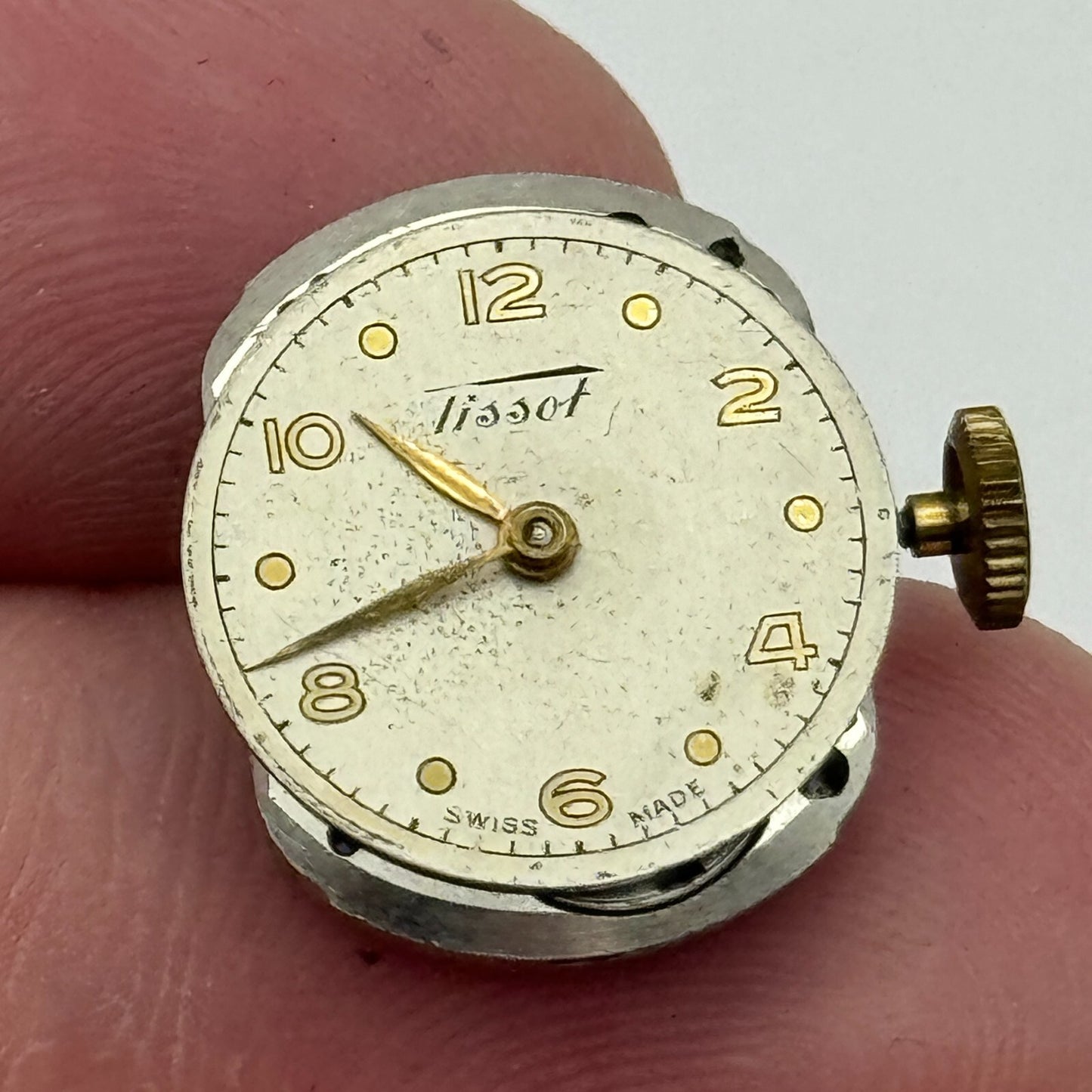 13.5mm Tissot 13.6 Swiss 15 Jewels Manual Wind Ladies Watch Movement PARTS